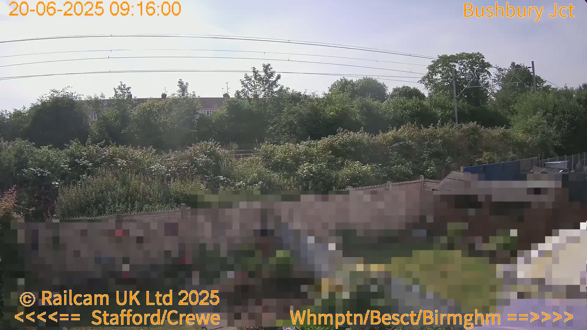Bushbury Railway Junction Live Cam -  Wolverhampton, West Midlands, England, united Kingdom