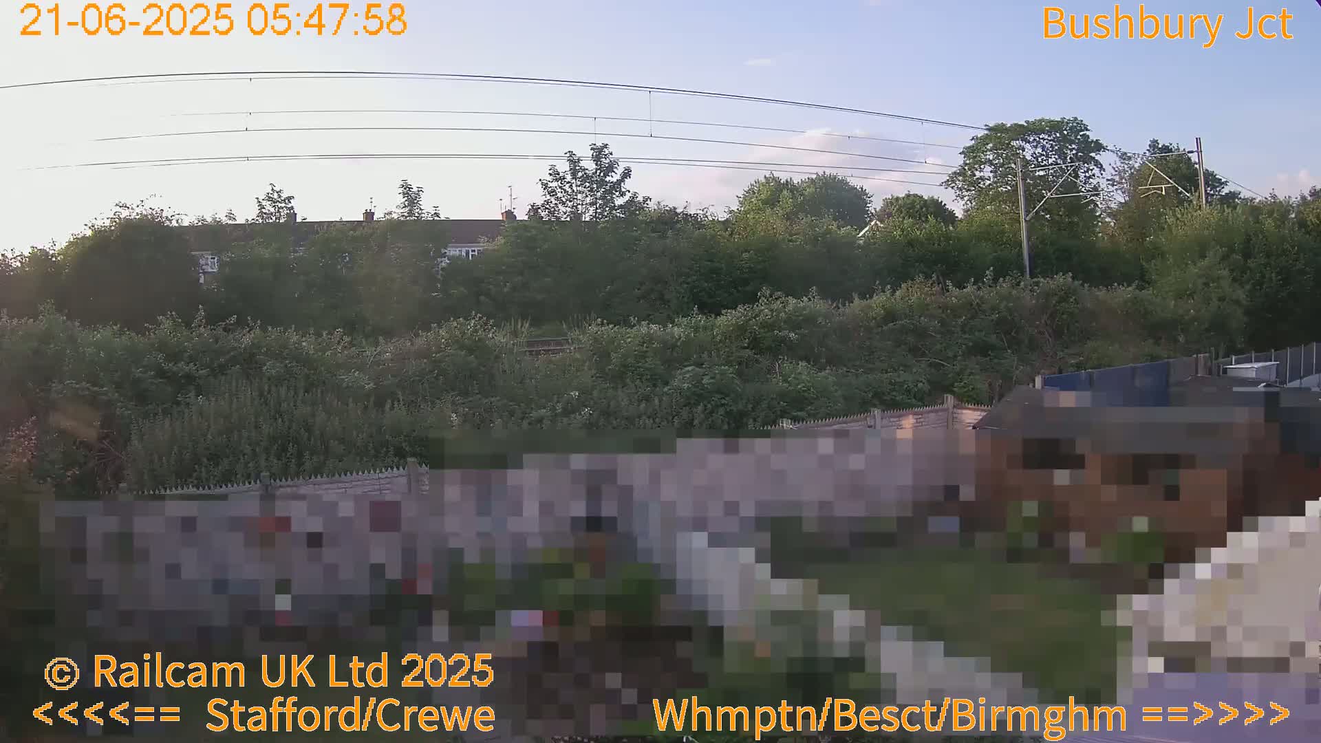 Bushbury Railway Junction Live Cam -  Wolverhampton, West Midlands, England, united Kingdom