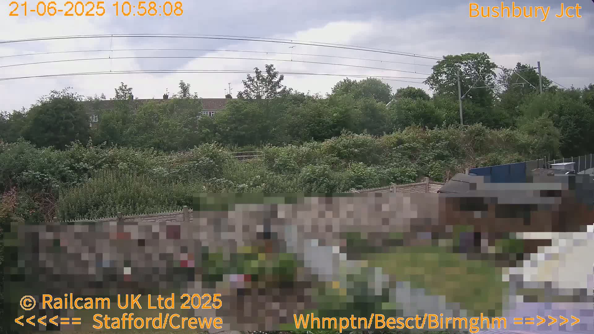 Bushbury Railway Junction Live Cam -  Wolverhampton, West Midlands, England, united Kingdom