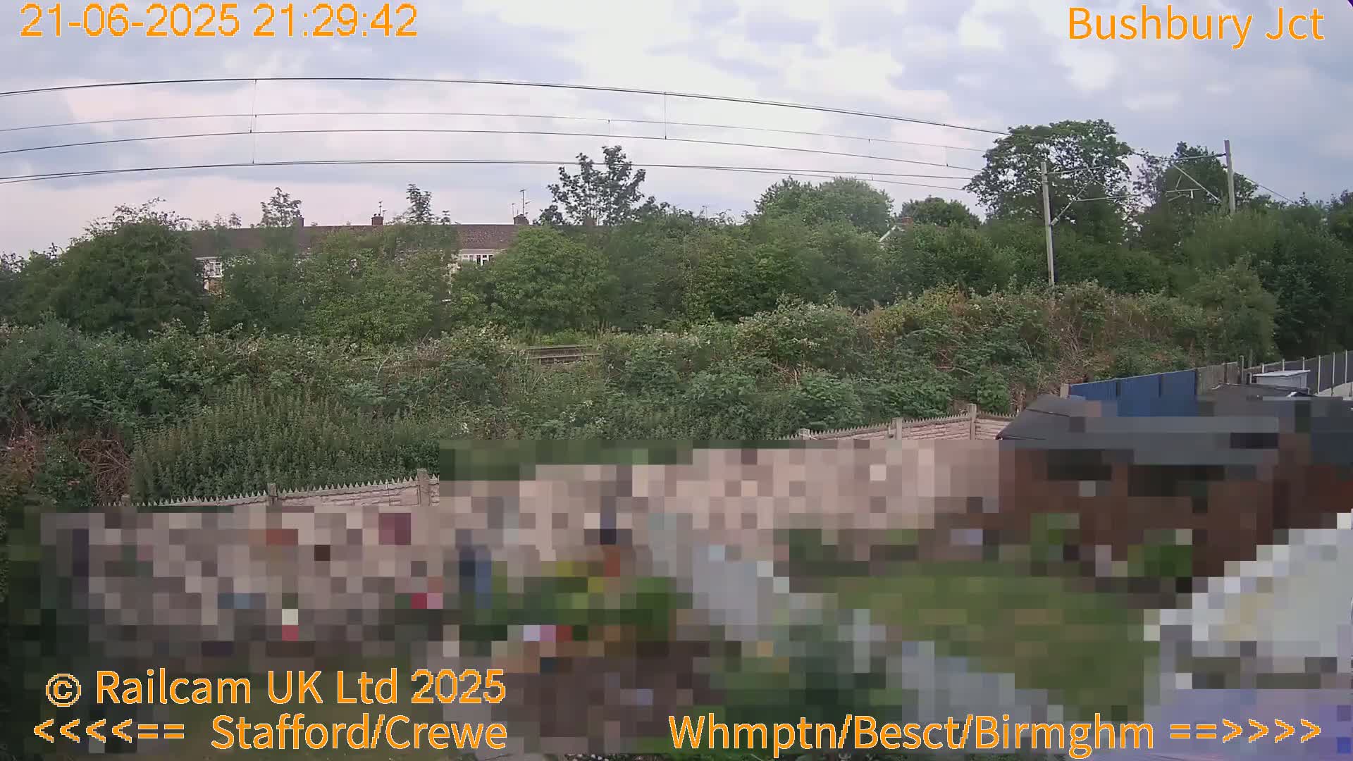 Bushbury Railway Junction Live Cam -  Wolverhampton, West Midlands, England, united Kingdom