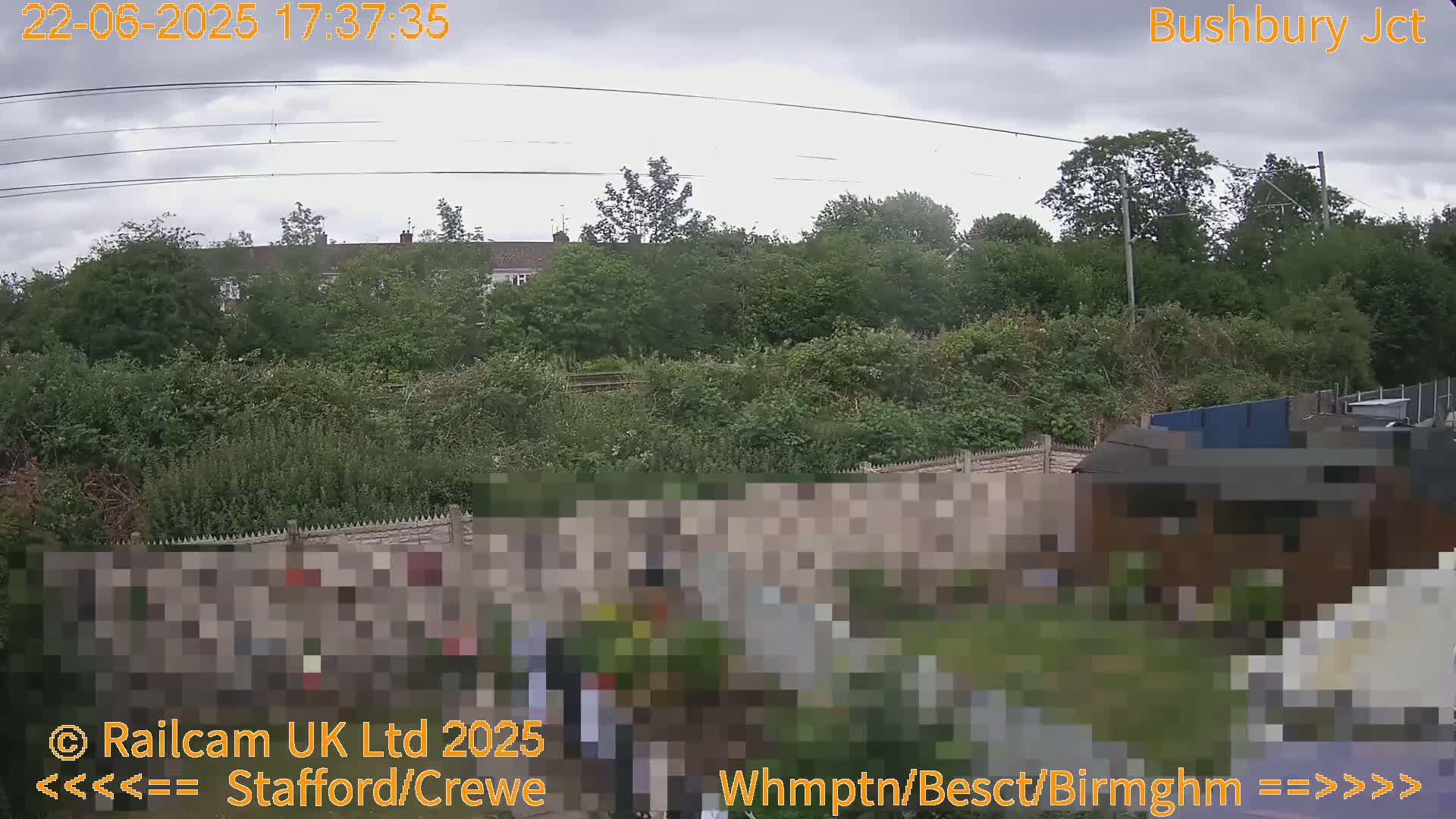 Bushbury Railway Junction Live Cam -  Wolverhampton, West Midlands, England, united Kingdom