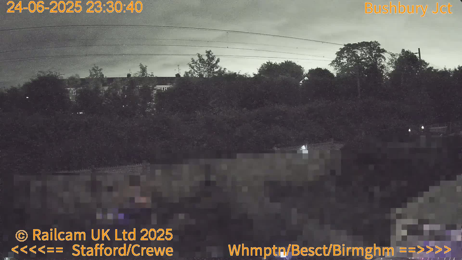 Bushbury Railway Junction Live Cam -  Wolverhampton, West Midlands, England, united Kingdom