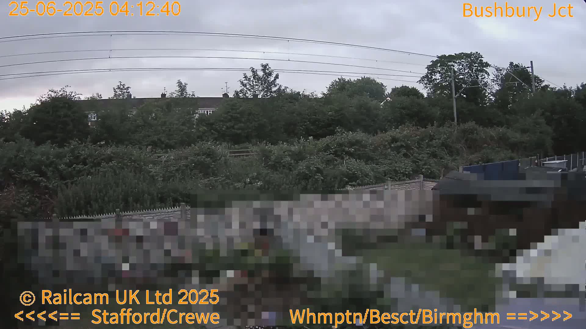 Bushbury Railway Junction Live Cam -  Wolverhampton, West Midlands, England, united Kingdom