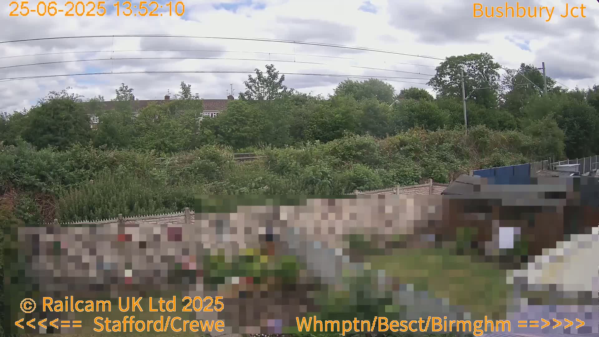 Bushbury Railway Junction Live Cam -  Wolverhampton, West Midlands, England, united Kingdom
