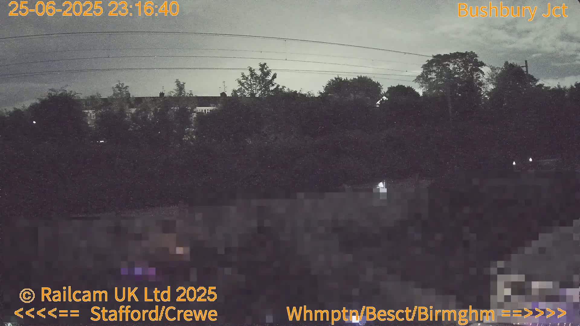 Bushbury Railway Junction Live Cam -  Wolverhampton, West Midlands, England, united Kingdom