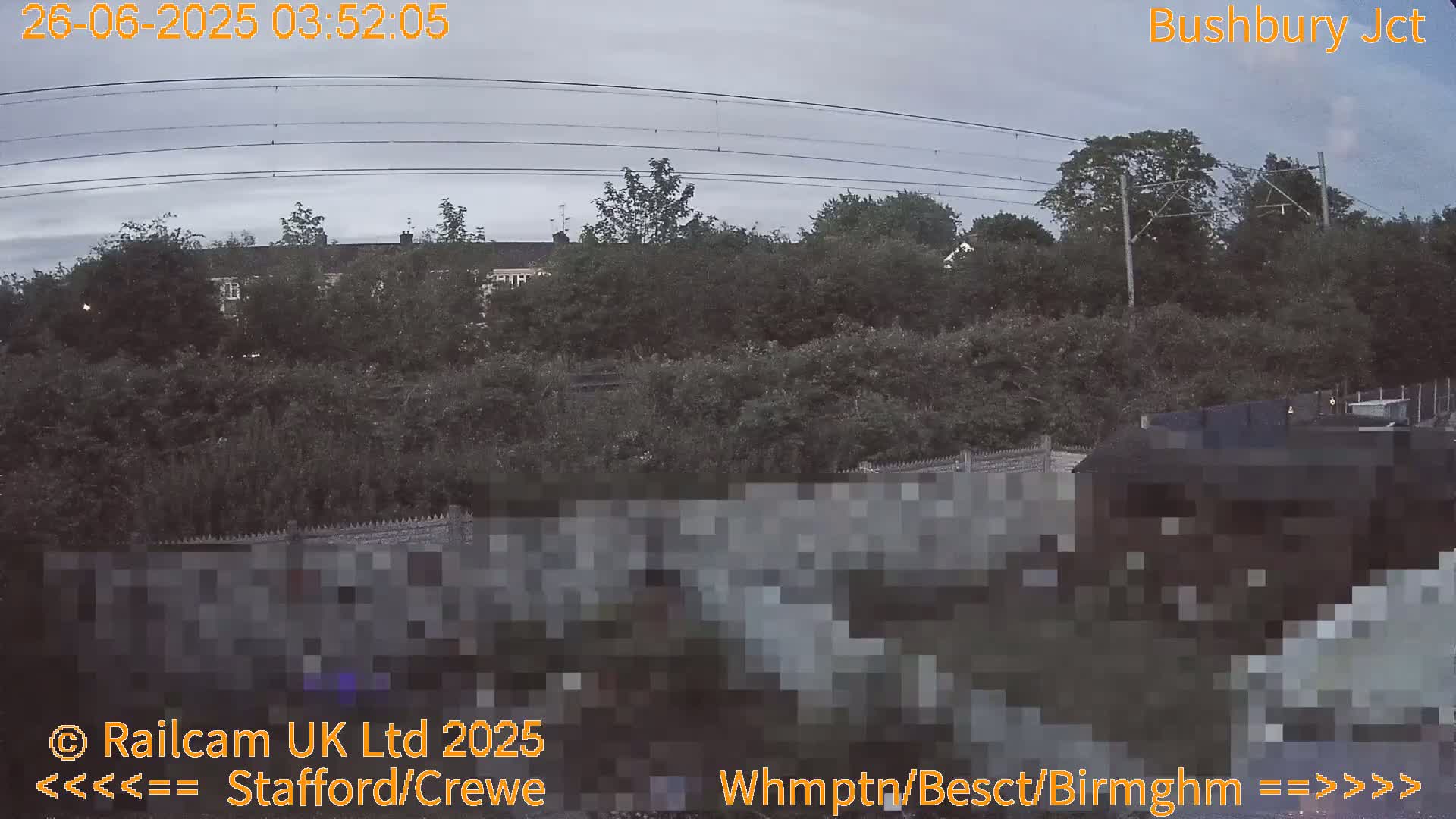 Bushbury Railway Junction Live Cam -  Wolverhampton, West Midlands, England, united Kingdom