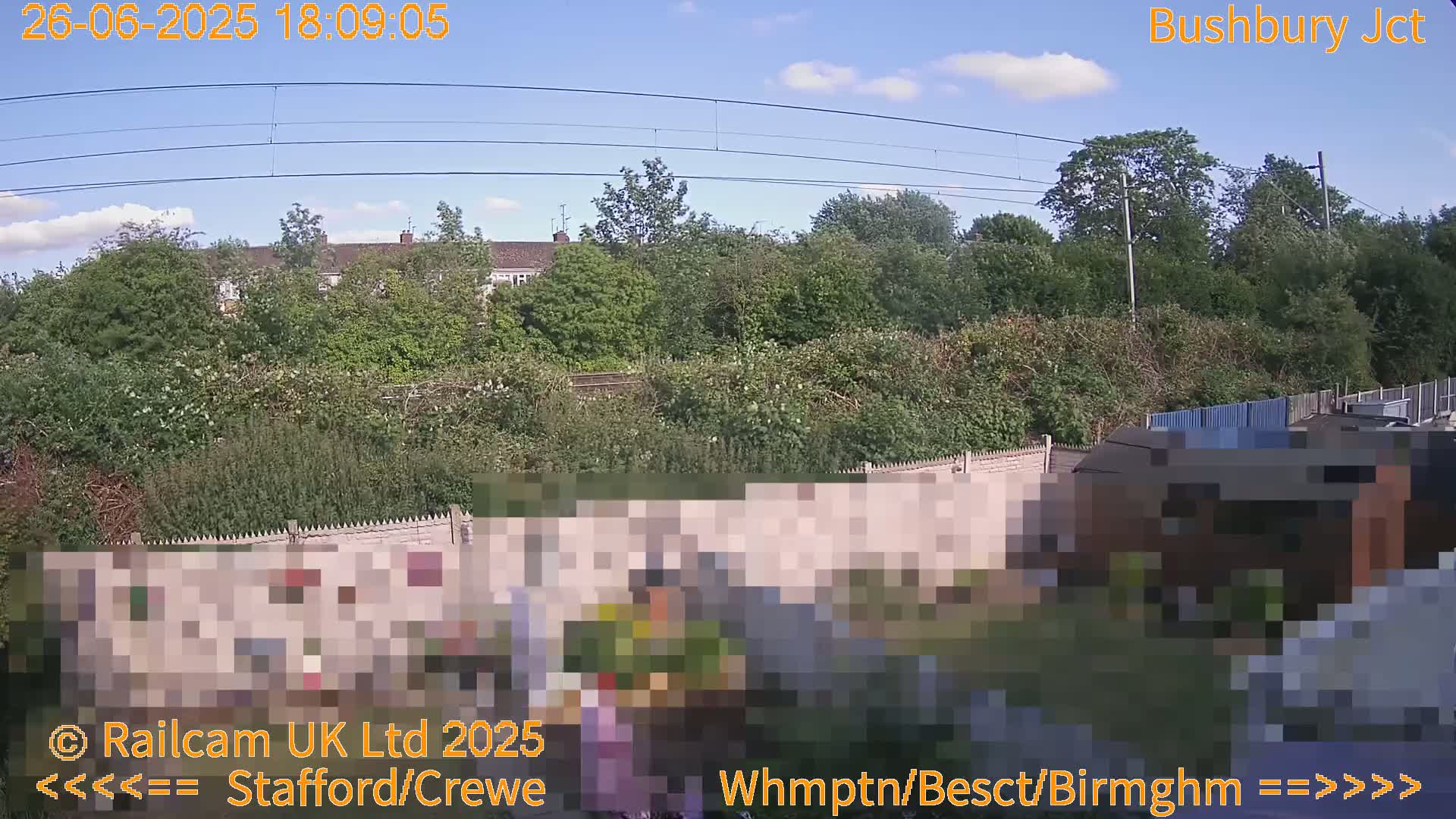 Bushbury Railway Junction Live Cam -  Wolverhampton, West Midlands, England, united Kingdom