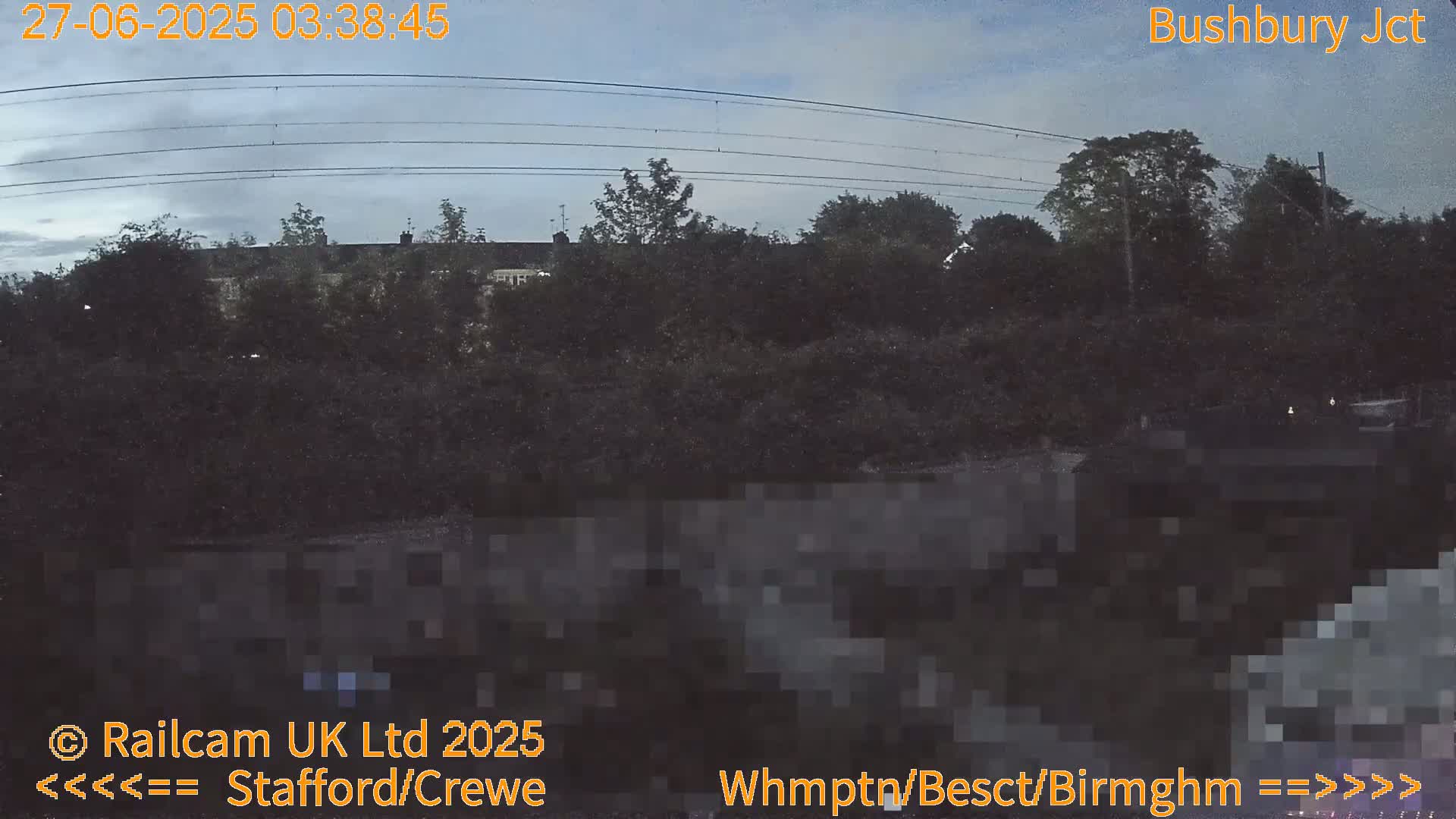 Bushbury Railway Junction Live Cam -  Wolverhampton, West Midlands, England, united Kingdom
