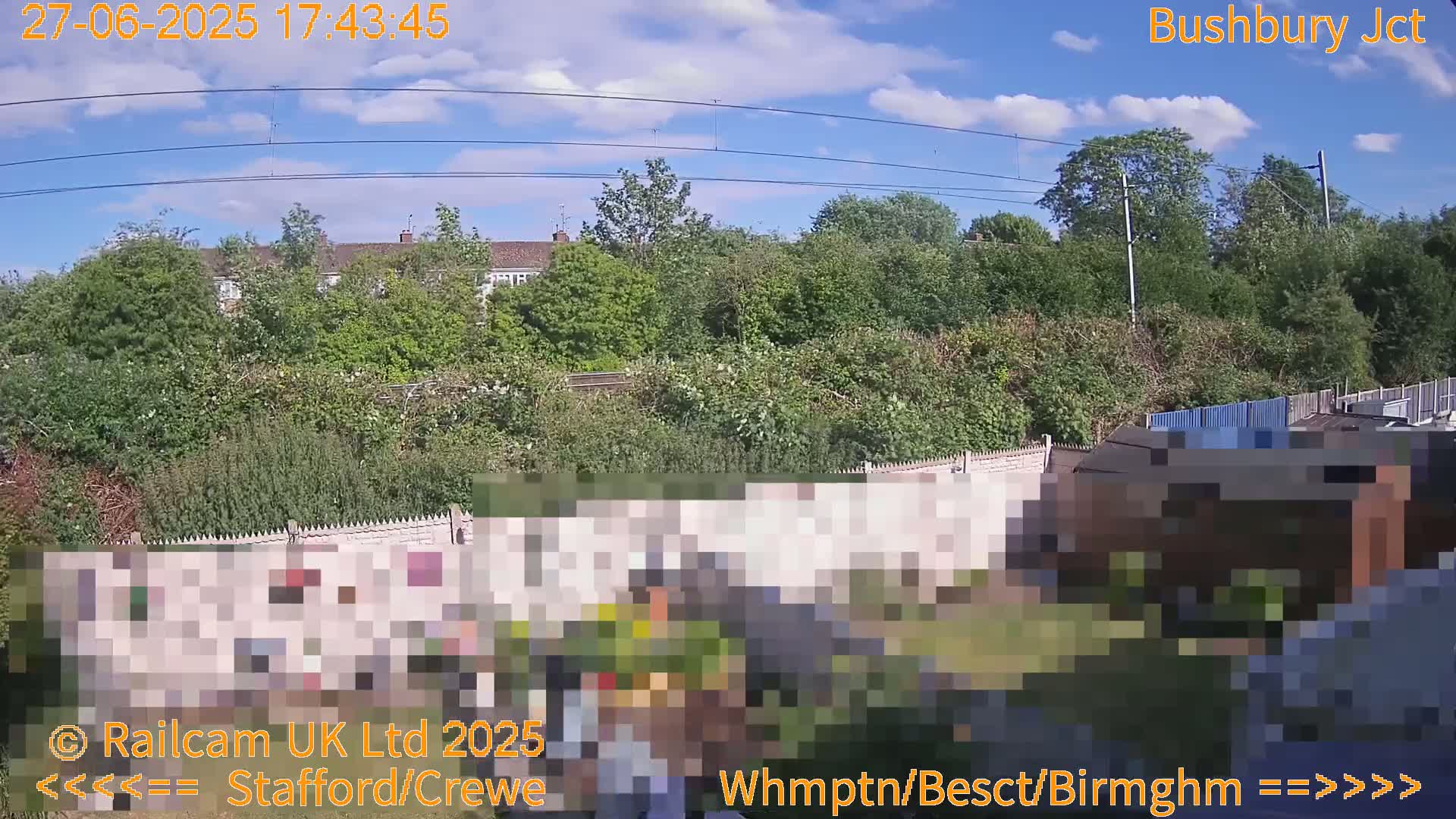 Bushbury Railway Junction Live Cam -  Wolverhampton, West Midlands, England, united Kingdom