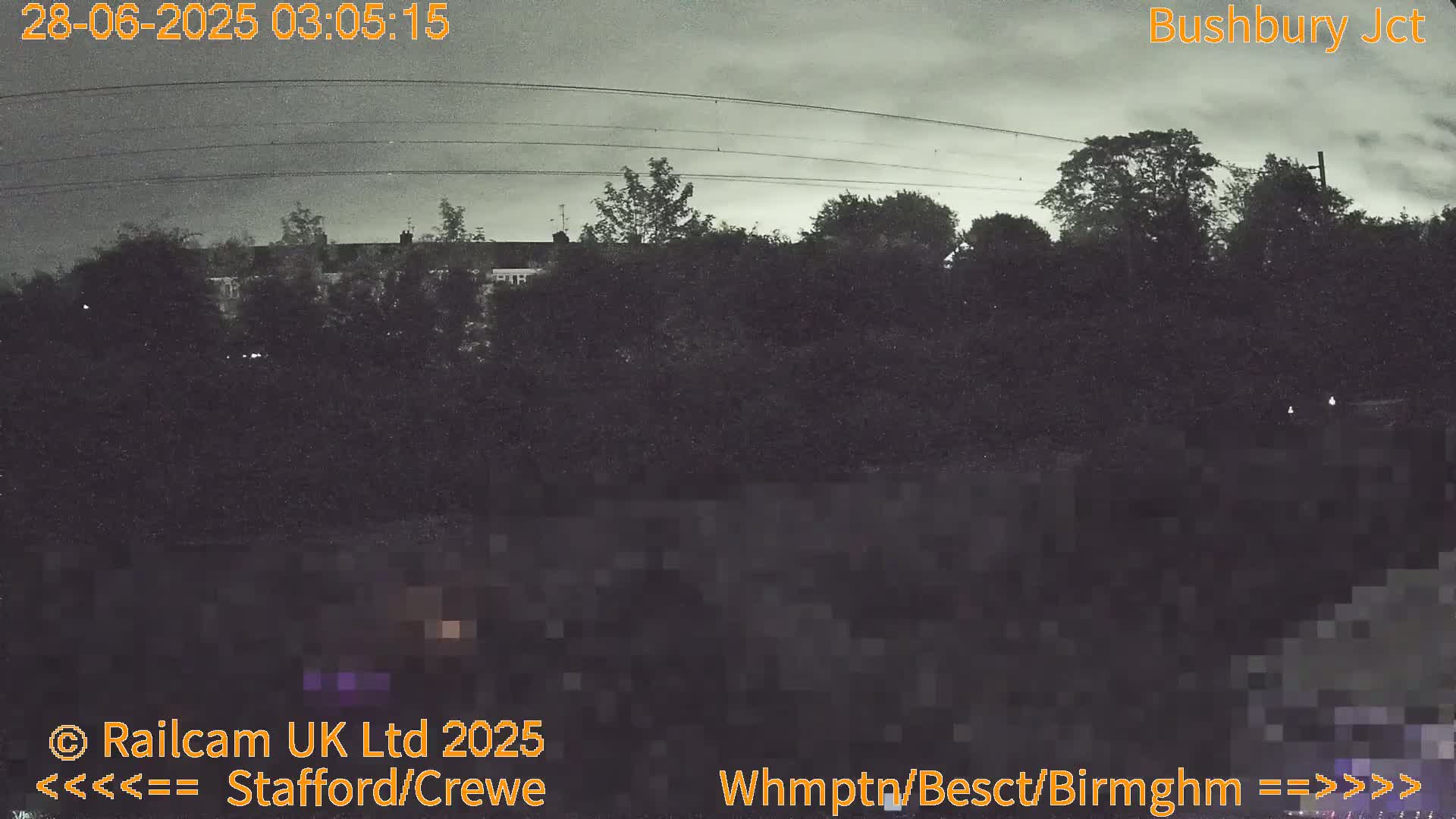 Bushbury Railway Junction Live Cam -  Wolverhampton, West Midlands, England, united Kingdom