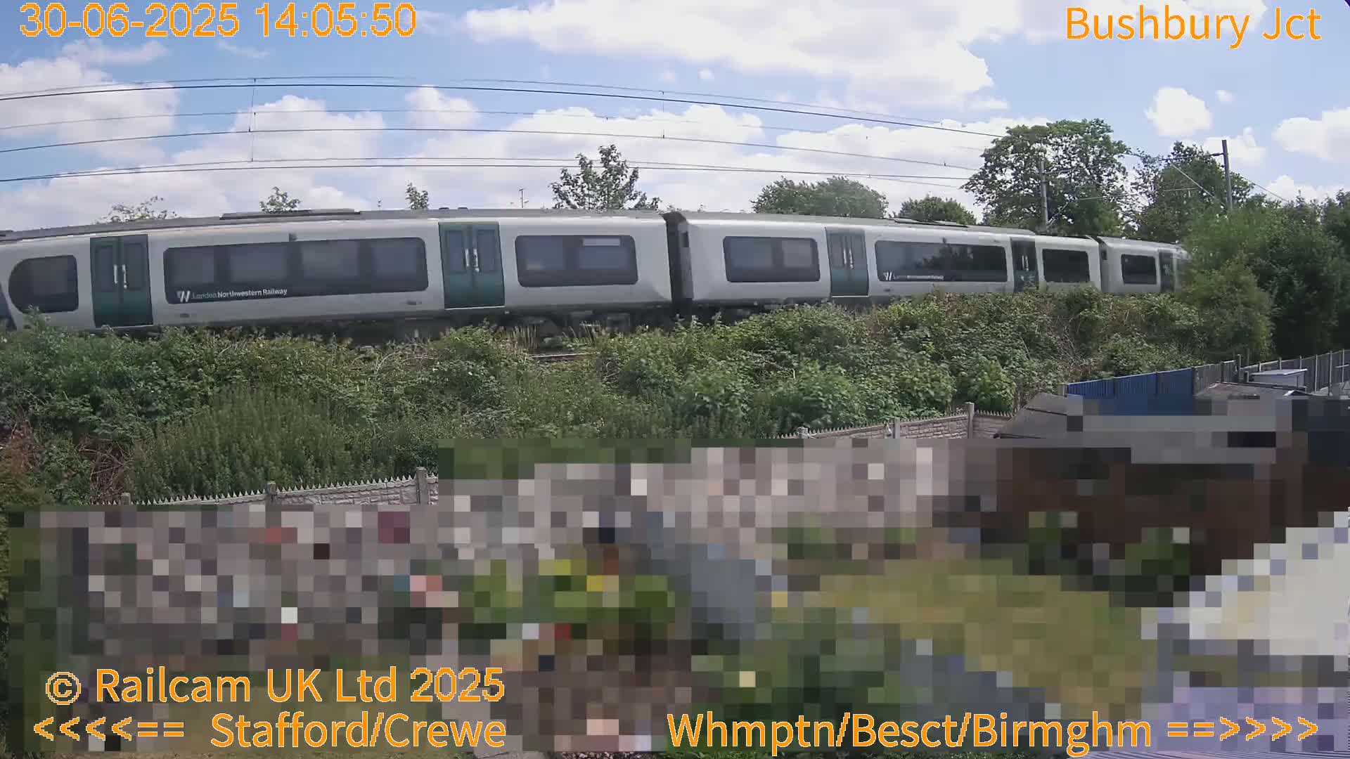 Bushbury Railway Junction Live Cam -  Wolverhampton, West Midlands, England, united Kingdom