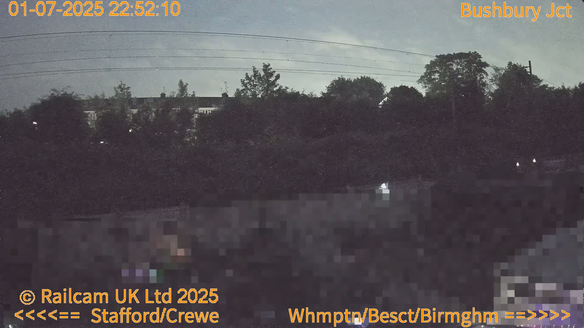 Bushbury Railway Junction Live Cam -  Wolverhampton, West Midlands, England, united Kingdom