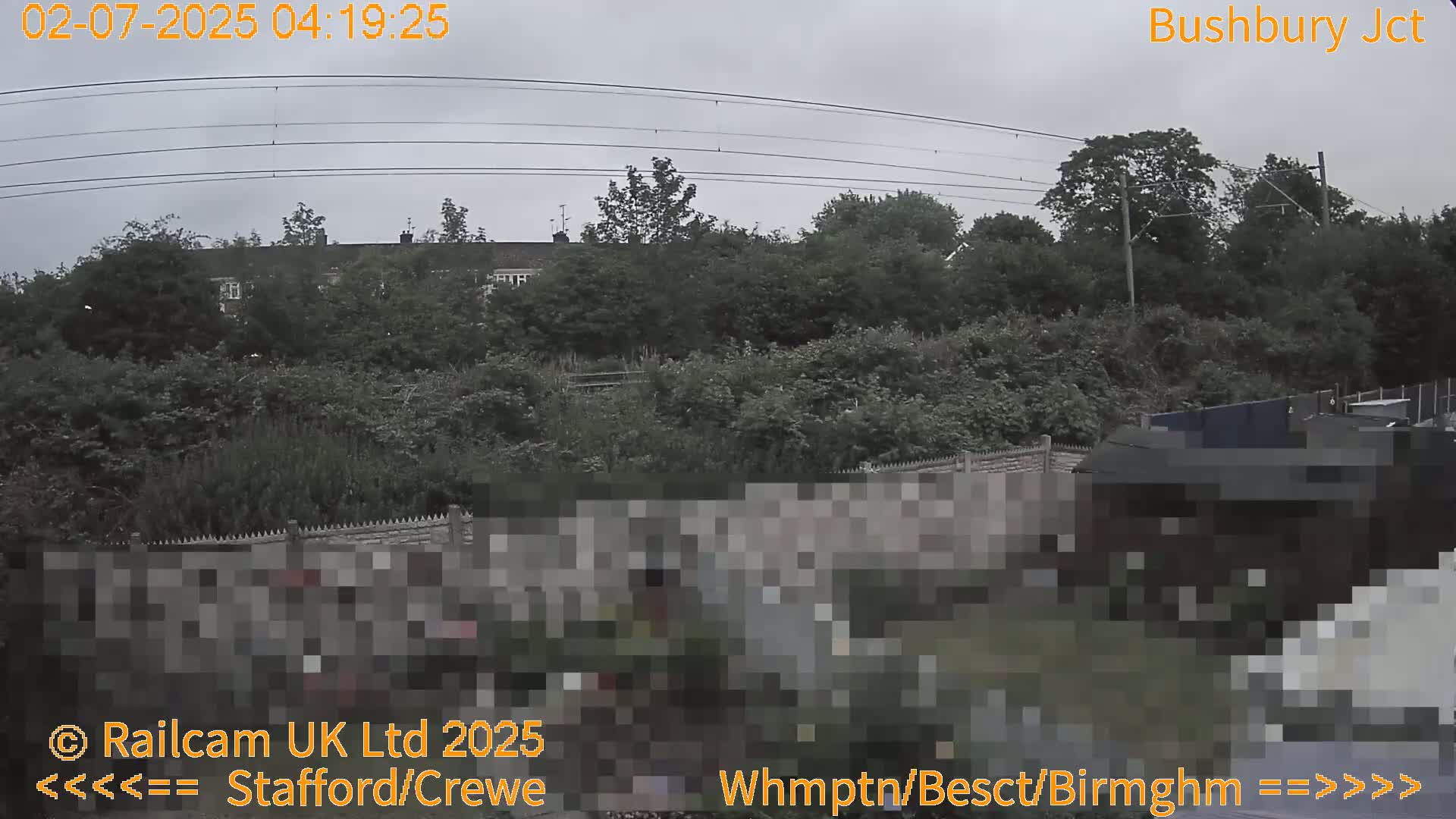 Bushbury Railway Junction Live Cam -  Wolverhampton, West Midlands, England, united Kingdom