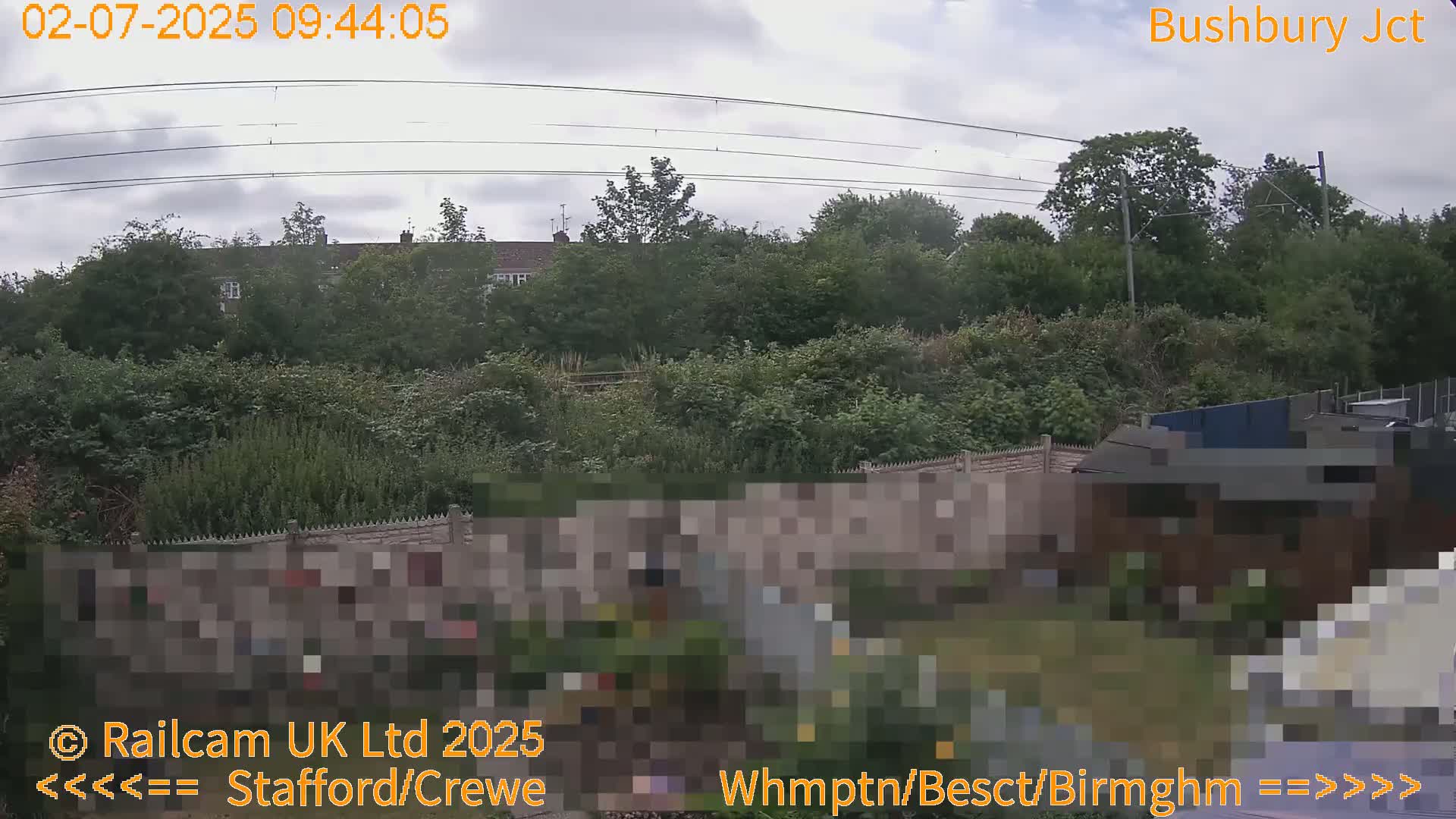 Bushbury Railway Junction Live Cam -  Wolverhampton, West Midlands, England, united Kingdom