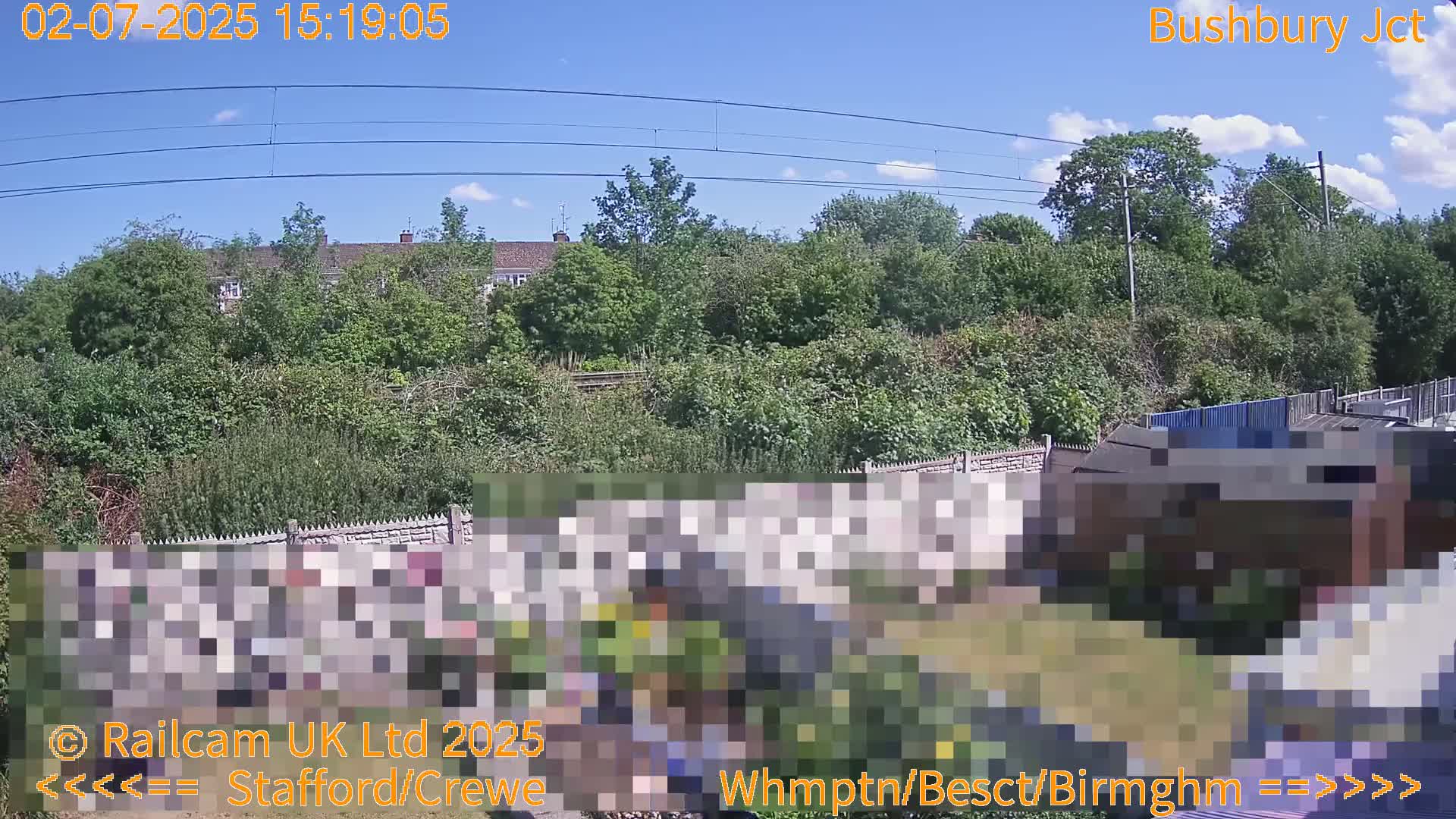 Bushbury Railway Junction Live Cam -  Wolverhampton, West Midlands, England, united Kingdom