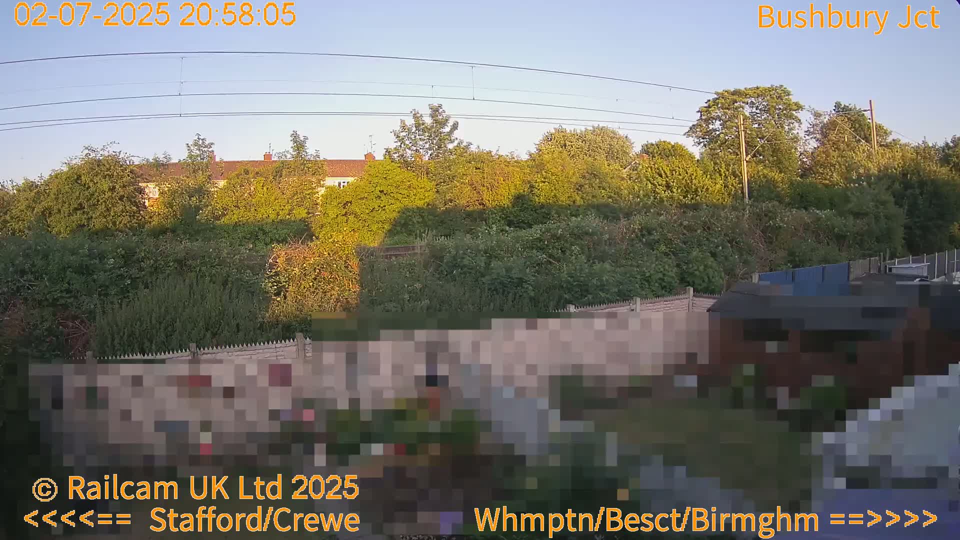 Bushbury Railway Junction Live Cam -  Wolverhampton, West Midlands, England, united Kingdom