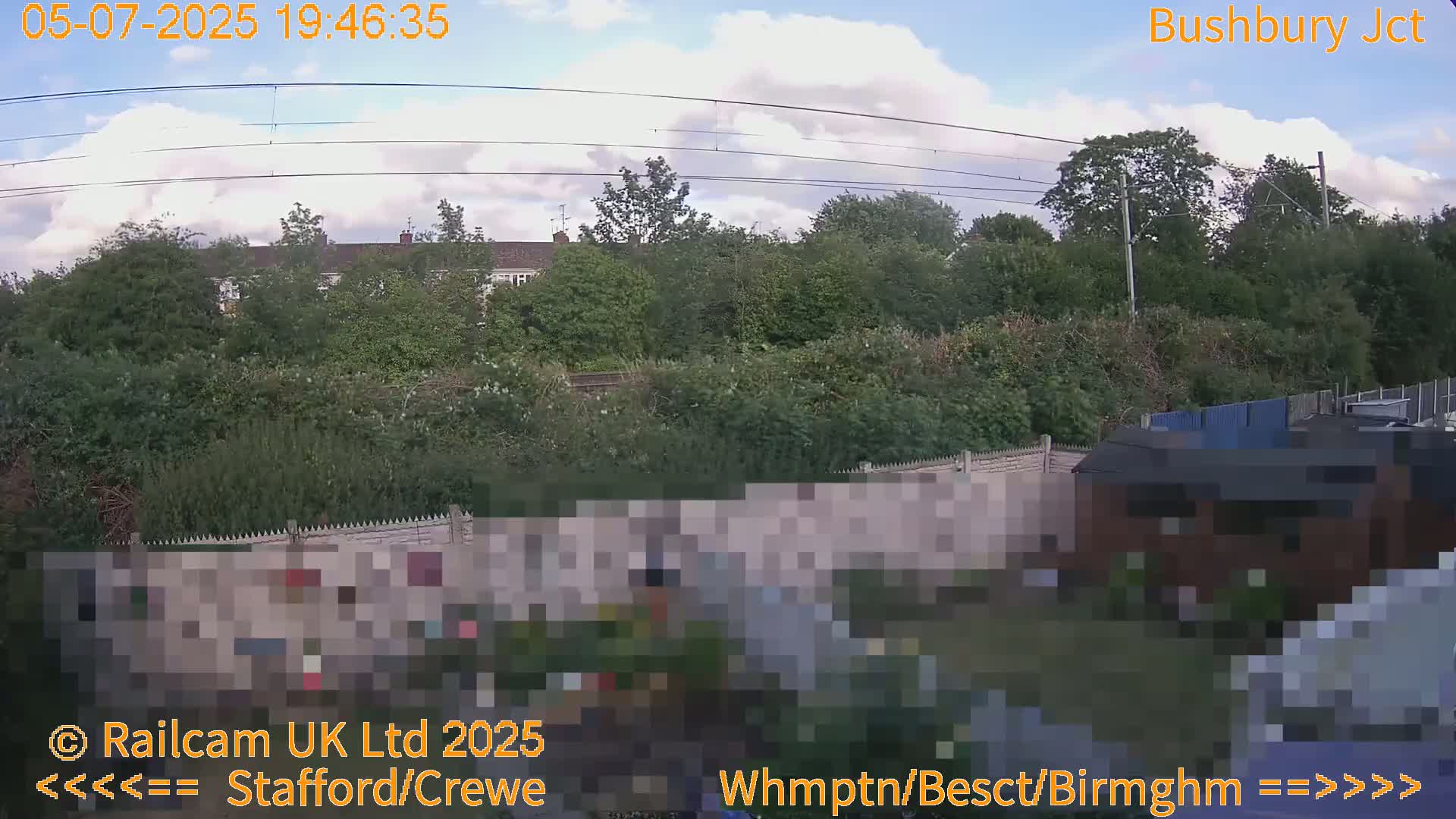 Bushbury Railway Junction Live Cam -  Wolverhampton, West Midlands, England, united Kingdom