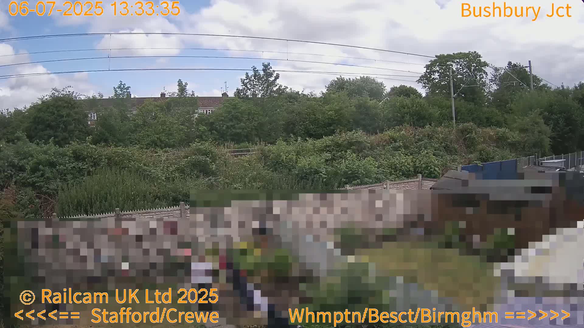 Bushbury Railway Junction Live Cam -  Wolverhampton, West Midlands, England, united Kingdom