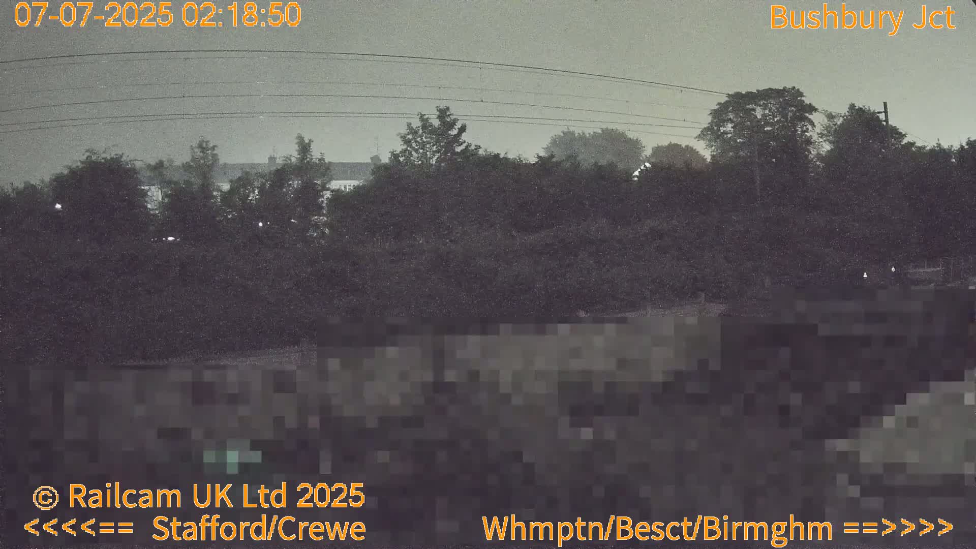 Bushbury Railway Junction Live Cam -  Wolverhampton, West Midlands, England, united Kingdom
