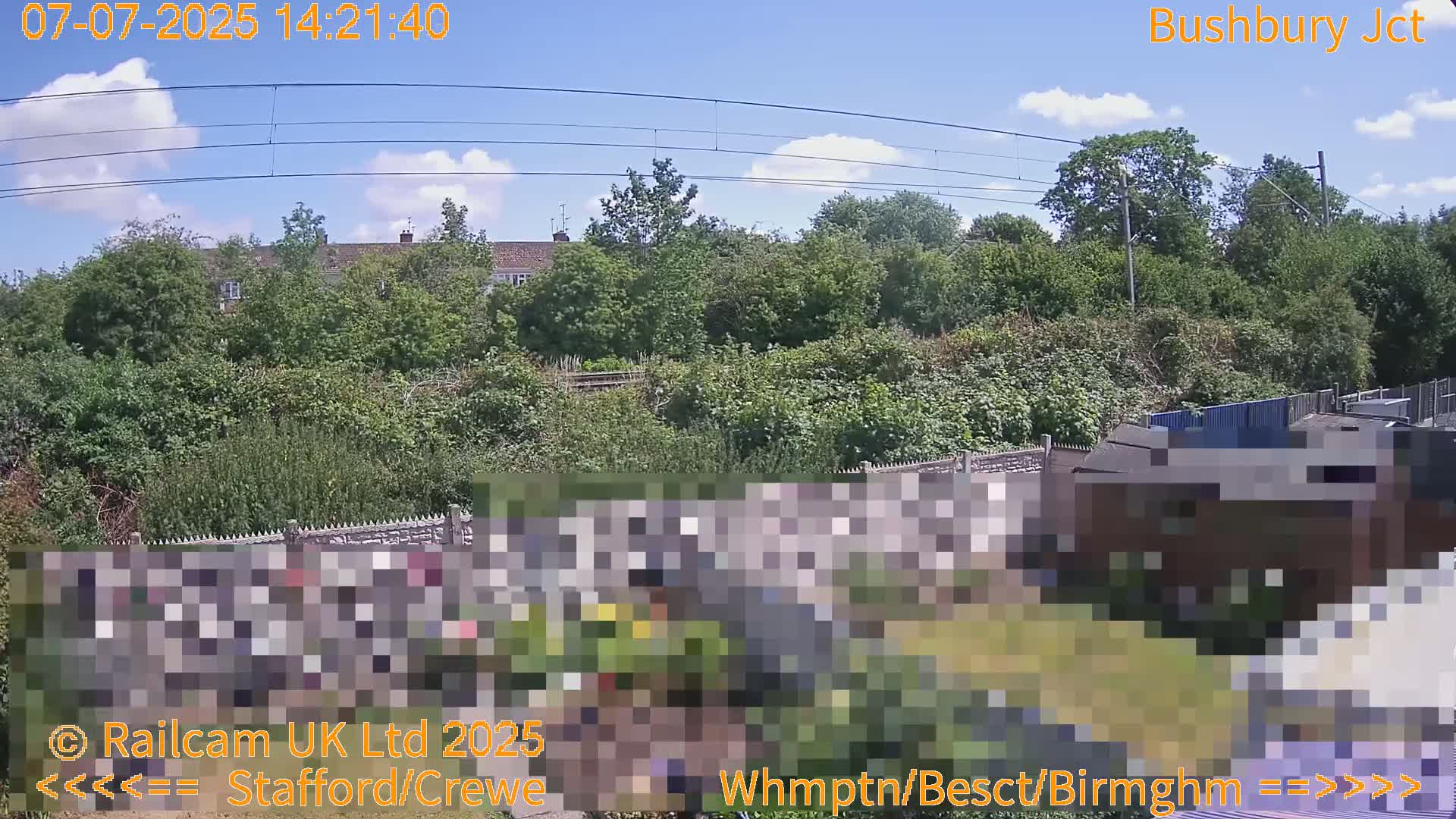 Bushbury Railway Junction Live Cam -  Wolverhampton, West Midlands, England, united Kingdom