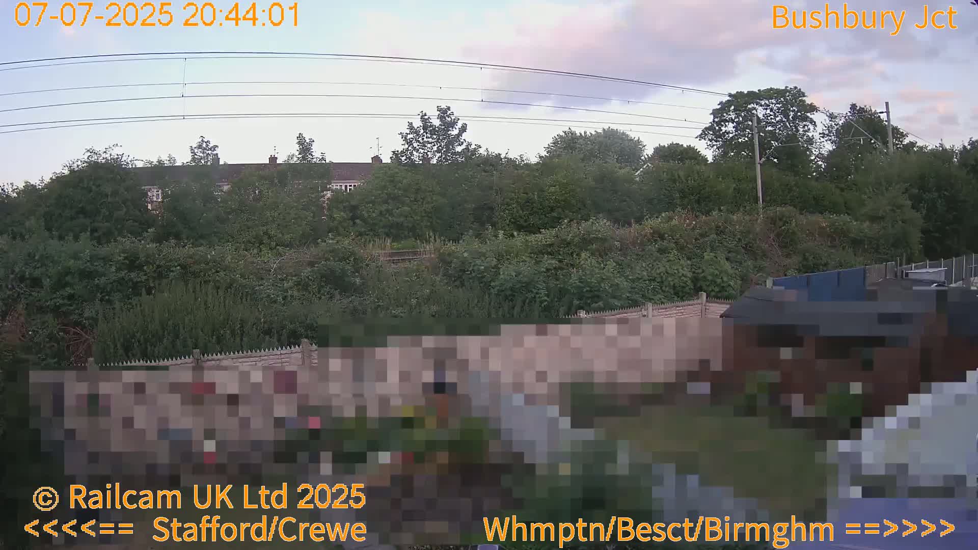 Bushbury Railway Junction Live Cam -  Wolverhampton, West Midlands, England, united Kingdom