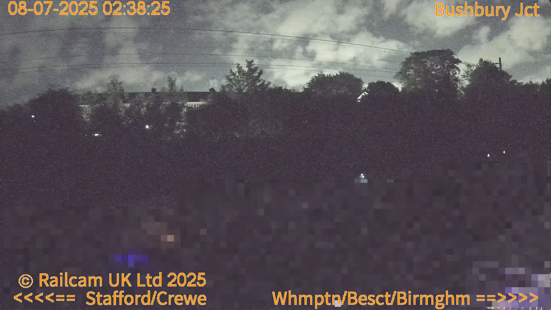 Bushbury Railway Junction Live Cam -  Wolverhampton, West Midlands, England, united Kingdom
