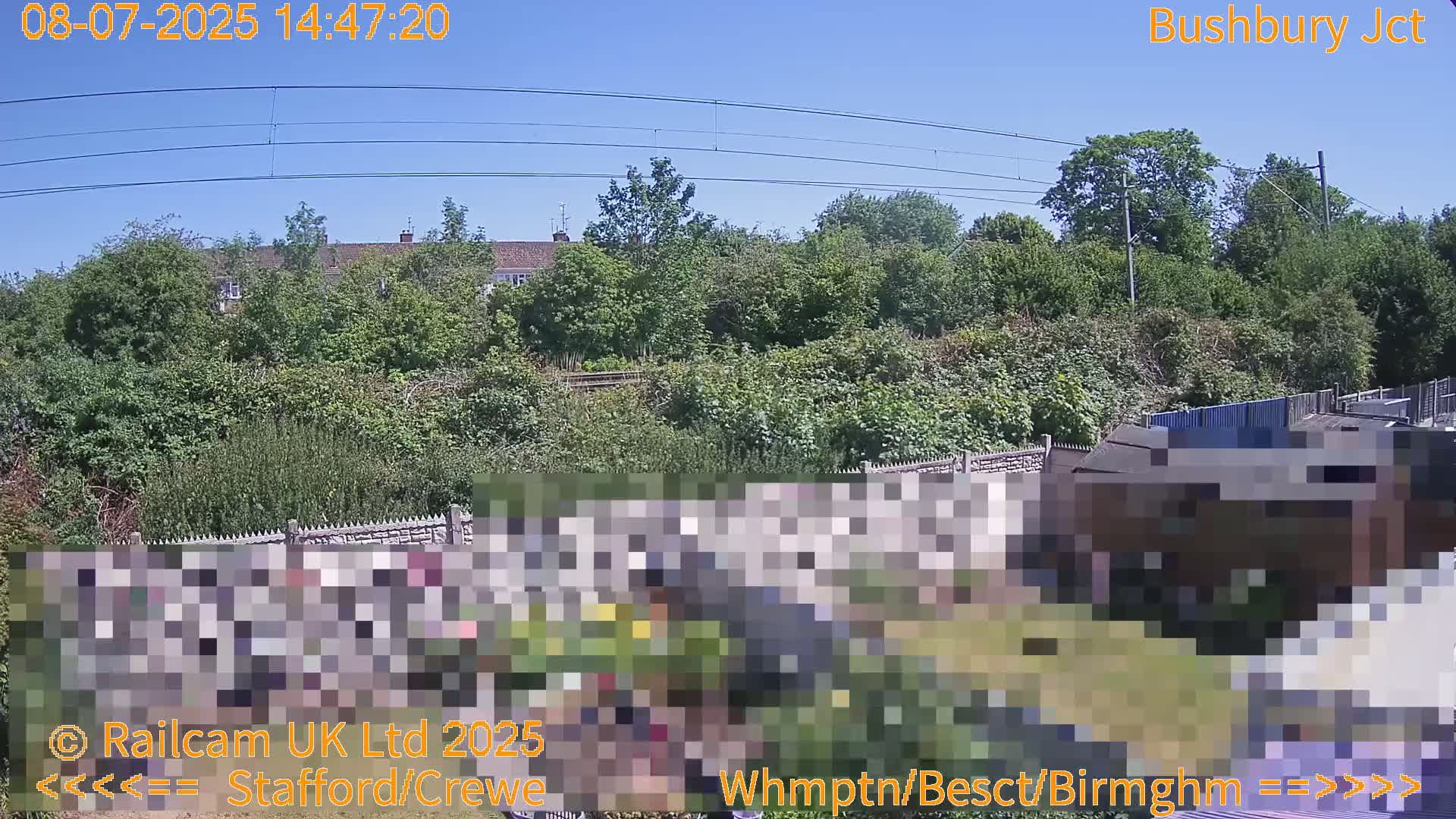 Bushbury Railway Junction Live Cam -  Wolverhampton, West Midlands, England, united Kingdom