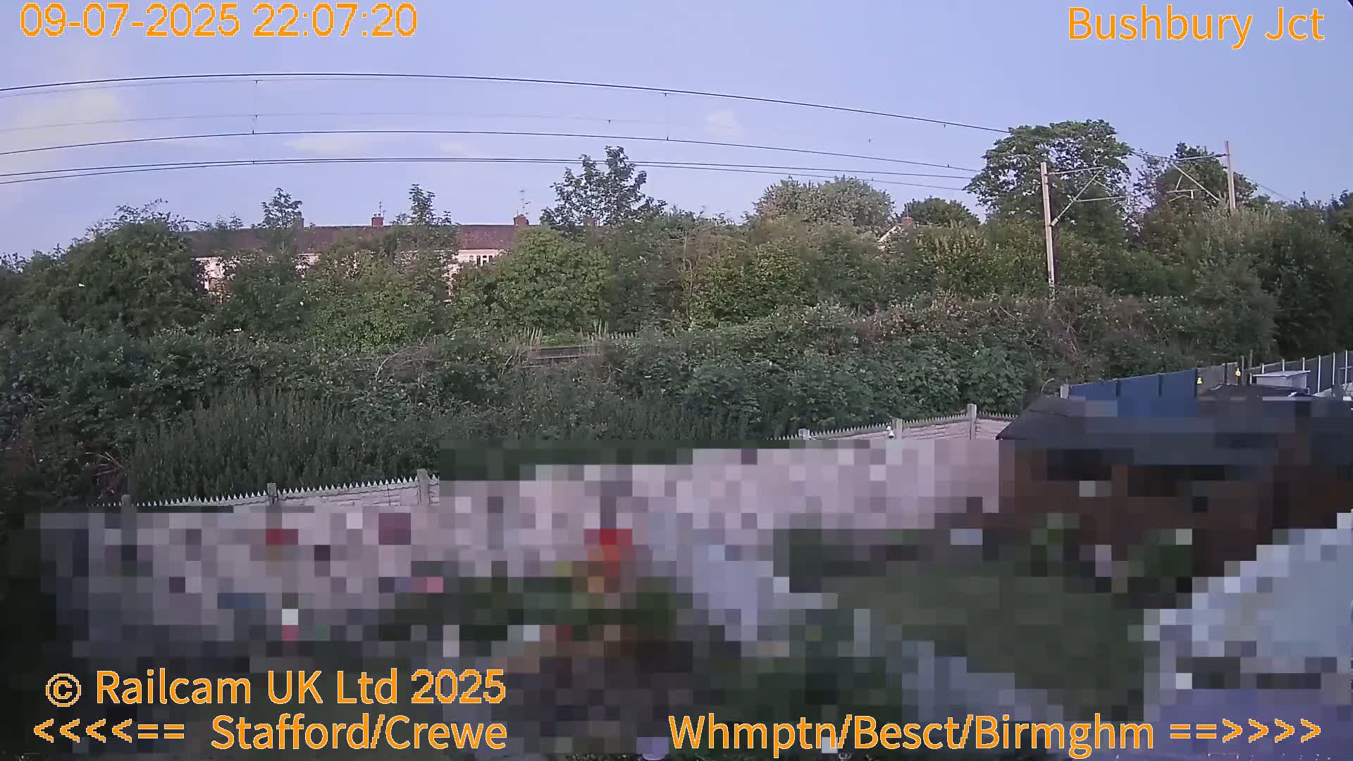 Bushbury Railway Junction Live Cam -  Wolverhampton, West Midlands, England, united Kingdom