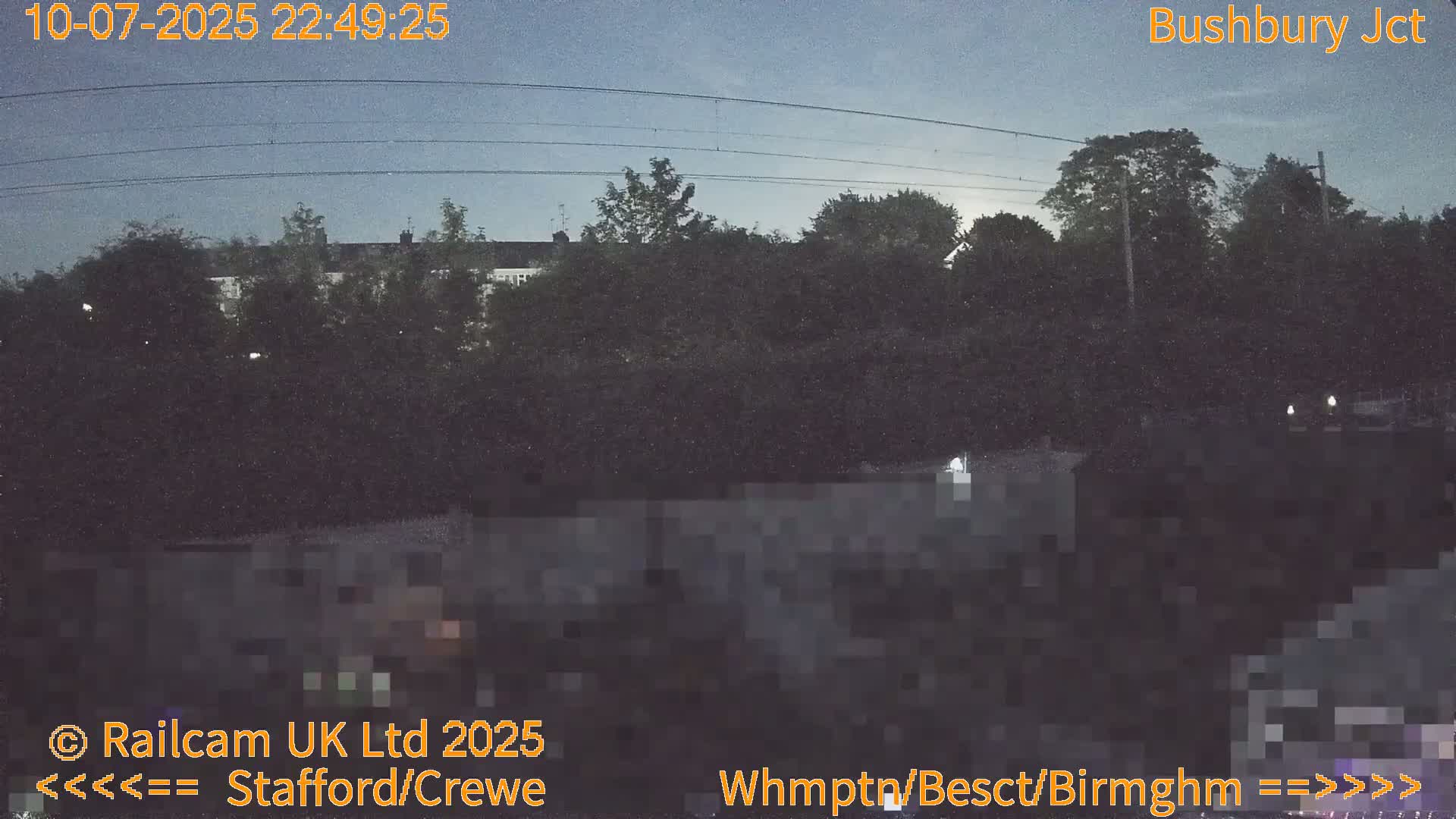 Bushbury Railway Junction Live Cam -  Wolverhampton, West Midlands, England, united Kingdom