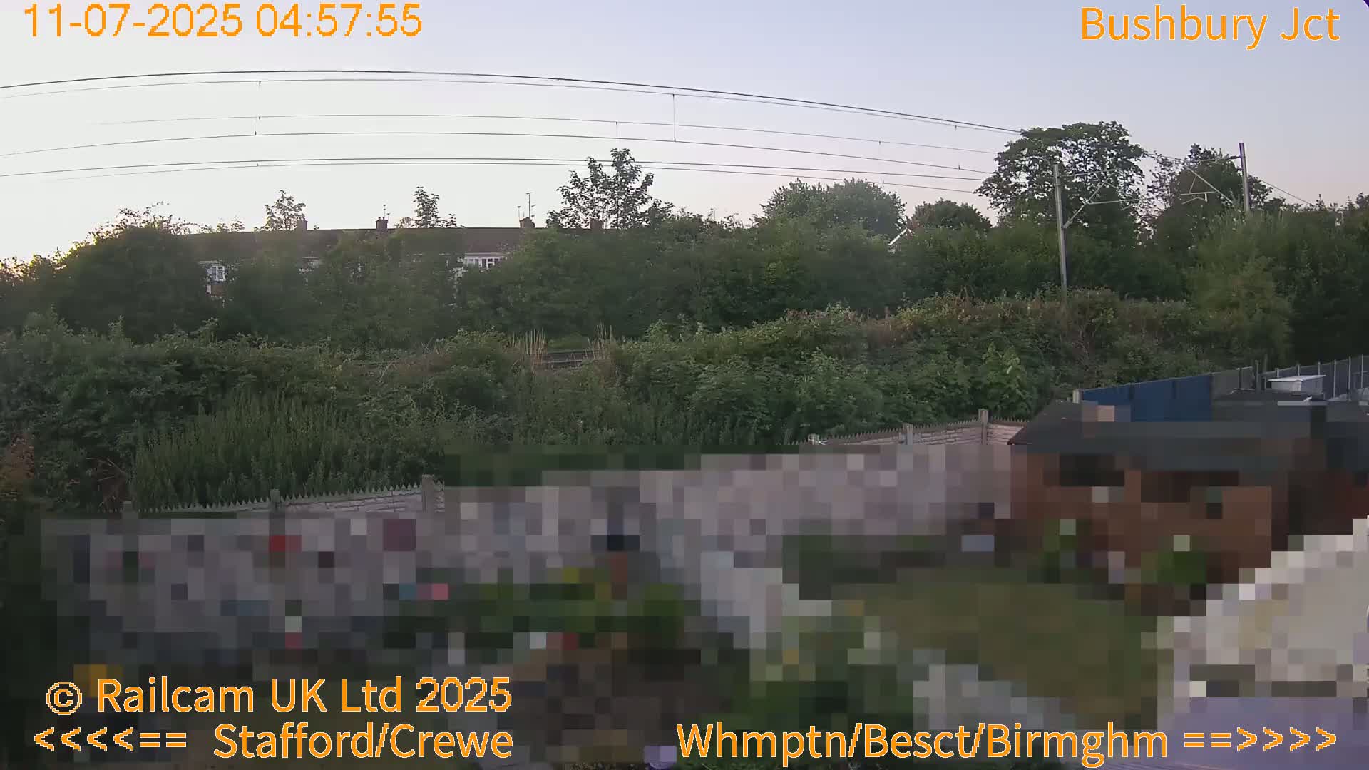 Bushbury Railway Junction Live Cam -  Wolverhampton, West Midlands, England, united Kingdom