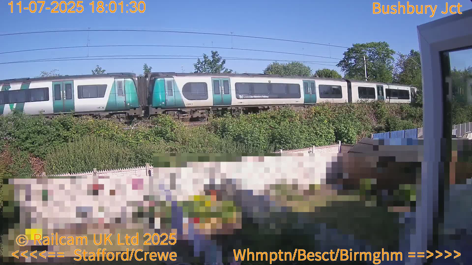 Bushbury Railway Junction Live Cam -  Wolverhampton, West Midlands, England, united Kingdom