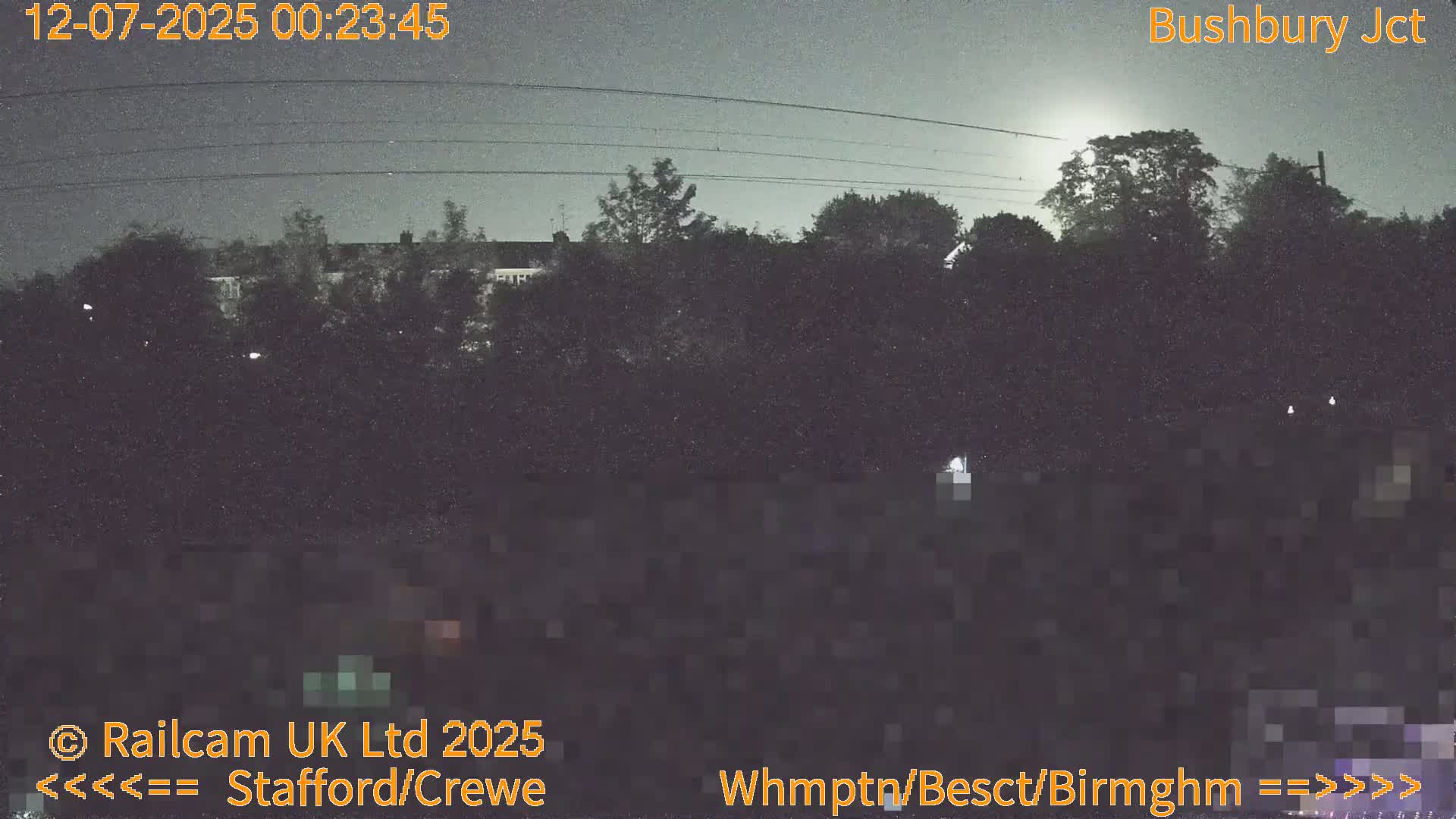 Bushbury Railway Junction Live Cam -  Wolverhampton, West Midlands, England, united Kingdom