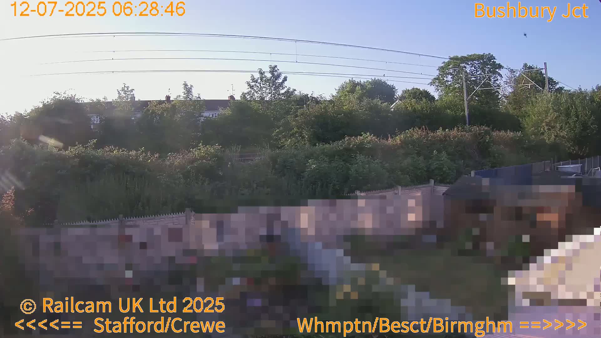 Bushbury Railway Junction Live Cam -  Wolverhampton, West Midlands, England, united Kingdom