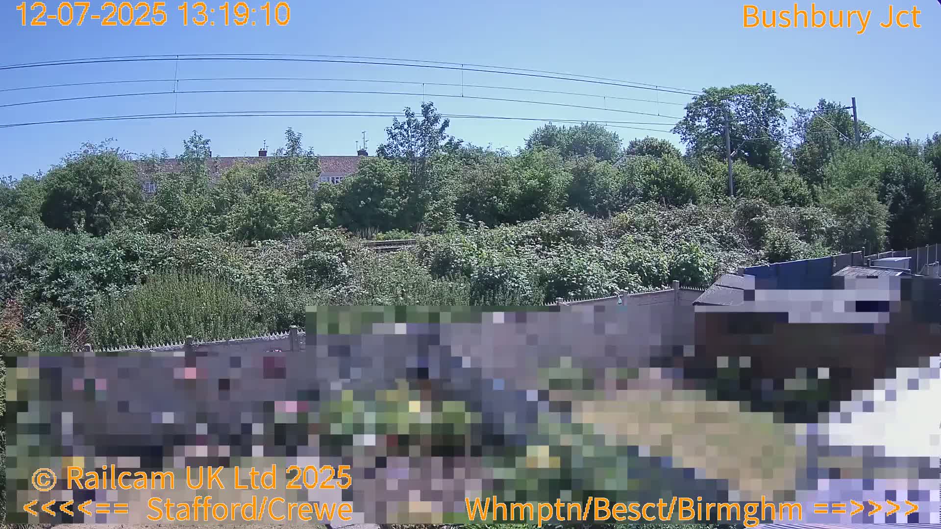 Bushbury Railway Junction Live Cam -  Wolverhampton, West Midlands, England, united Kingdom
