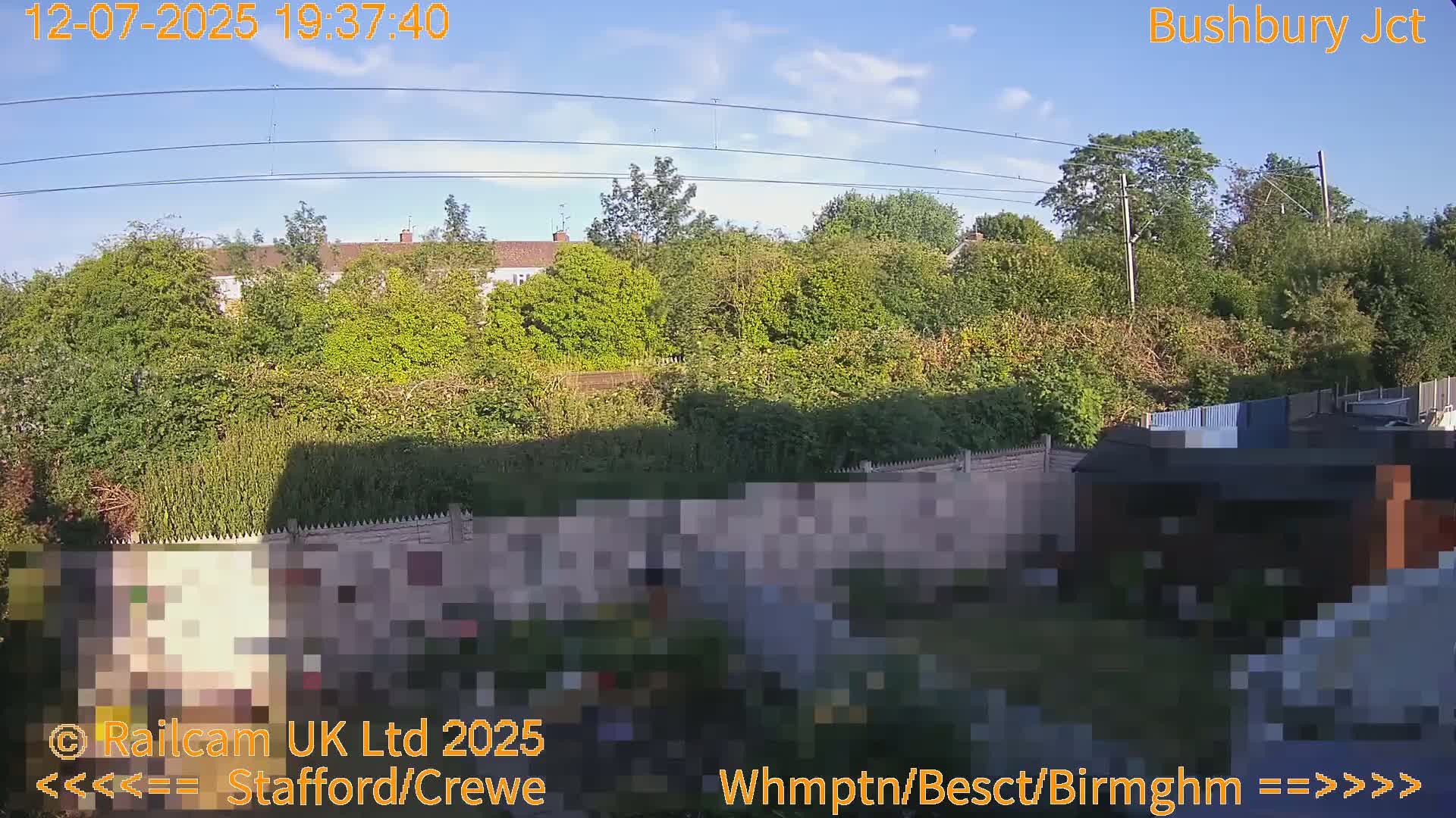 Bushbury Railway Junction Live Cam -  Wolverhampton, West Midlands, England, united Kingdom