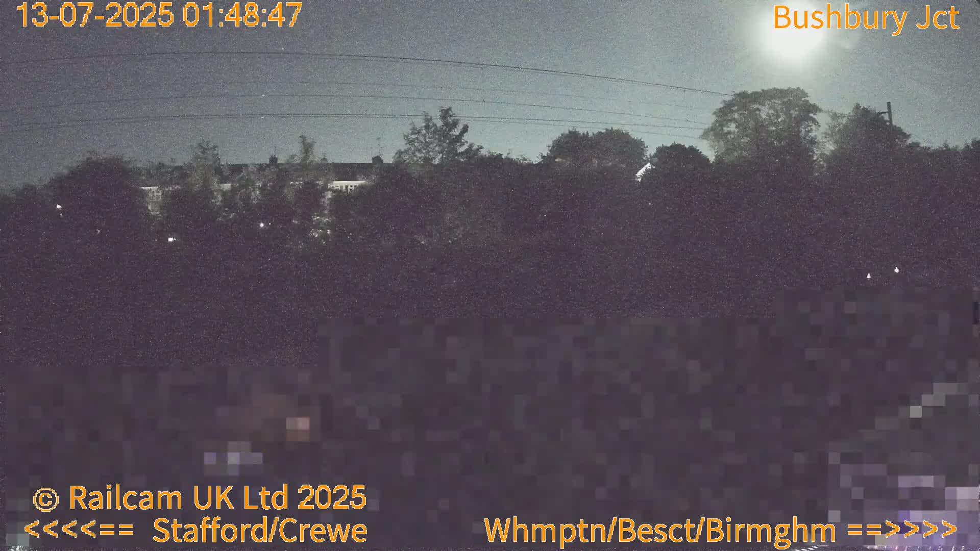 Bushbury Railway Junction Live Cam -  Wolverhampton, West Midlands, England, united Kingdom