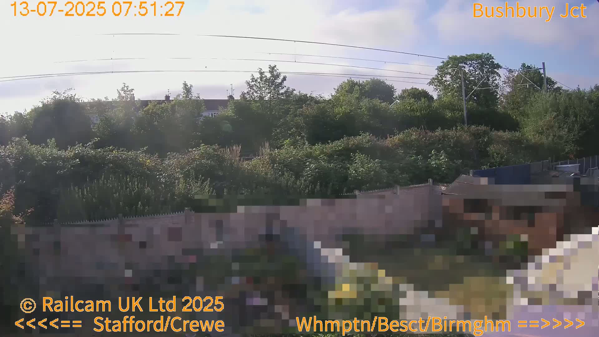 Bushbury Railway Junction Live Cam -  Wolverhampton, West Midlands, England, united Kingdom