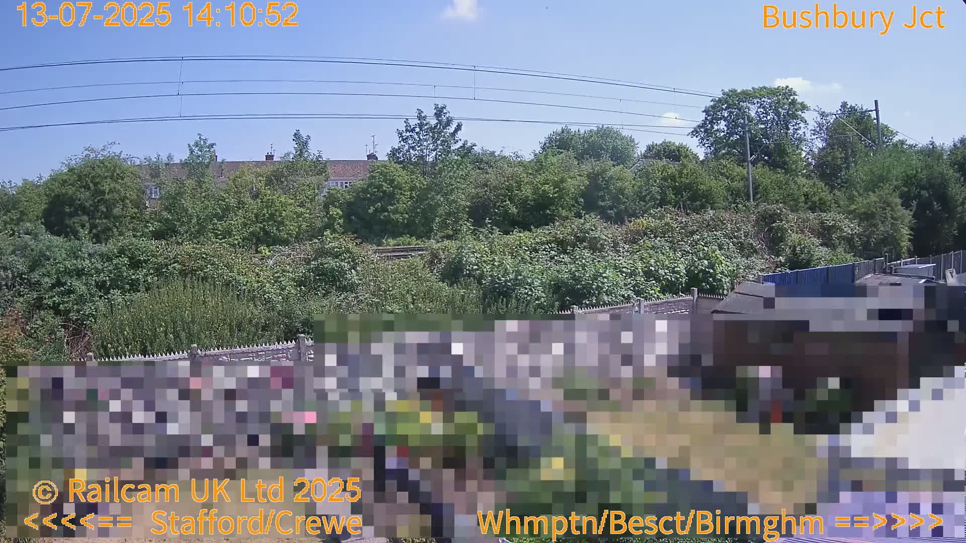 Bushbury Railway Junction Live Cam -  Wolverhampton, West Midlands, England, united Kingdom