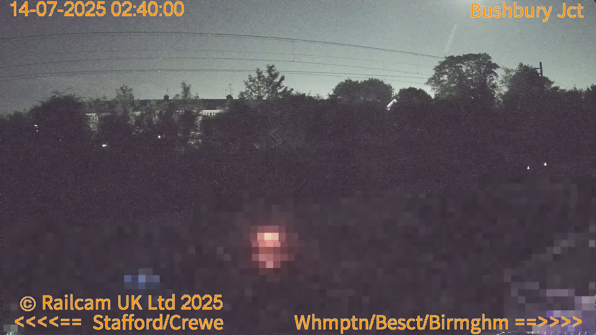 Bushbury Railway Junction Live Cam -  Wolverhampton, West Midlands, England, united Kingdom