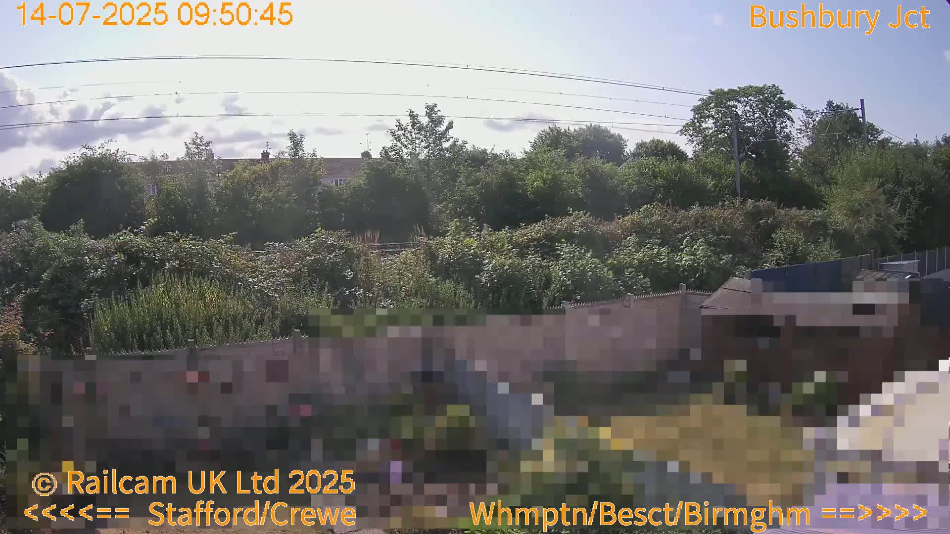 Bushbury Railway Junction Live Cam -  Wolverhampton, West Midlands, England, united Kingdom
