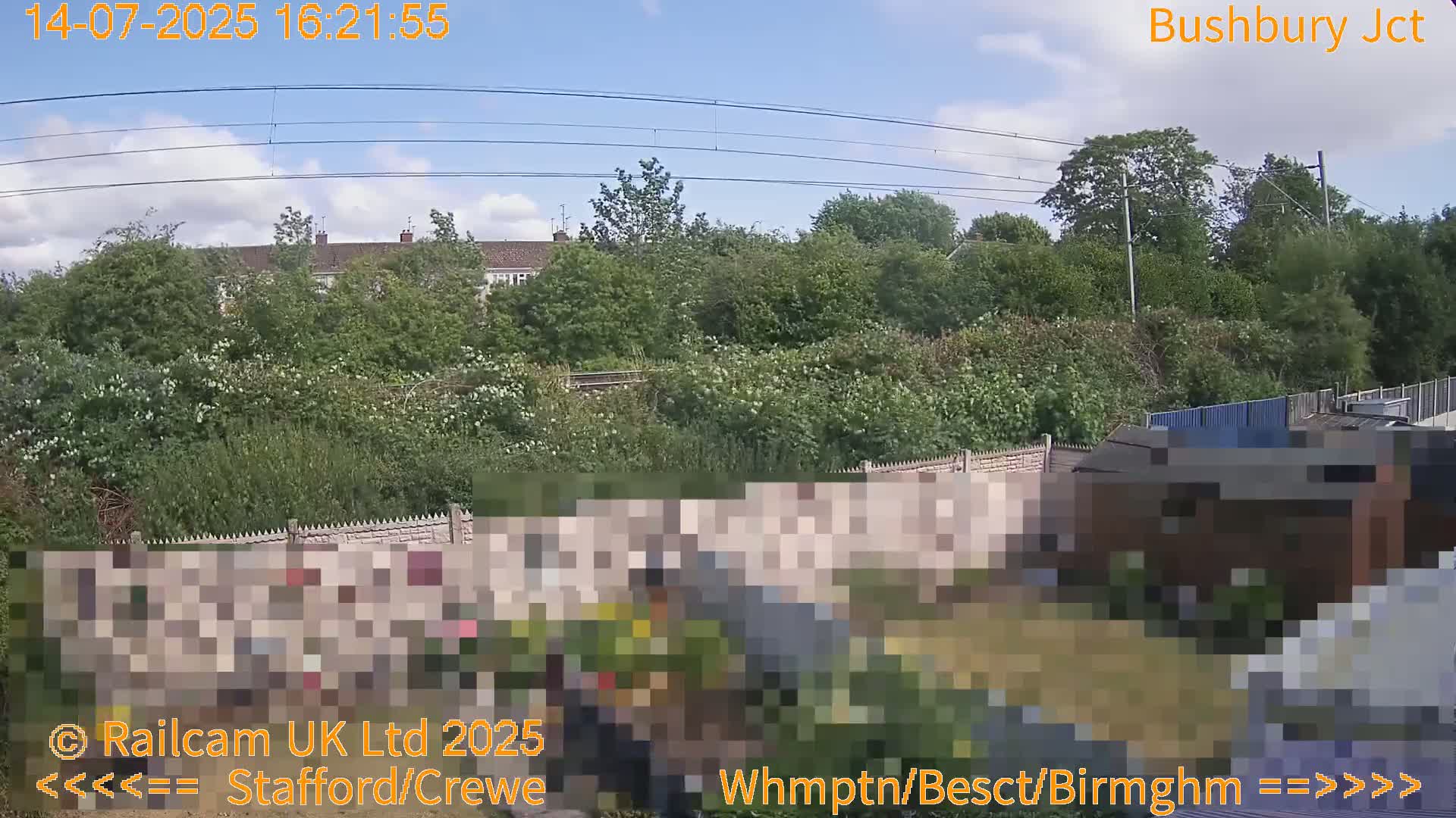 Bushbury Railway Junction Live Cam -  Wolverhampton, West Midlands, England, united Kingdom