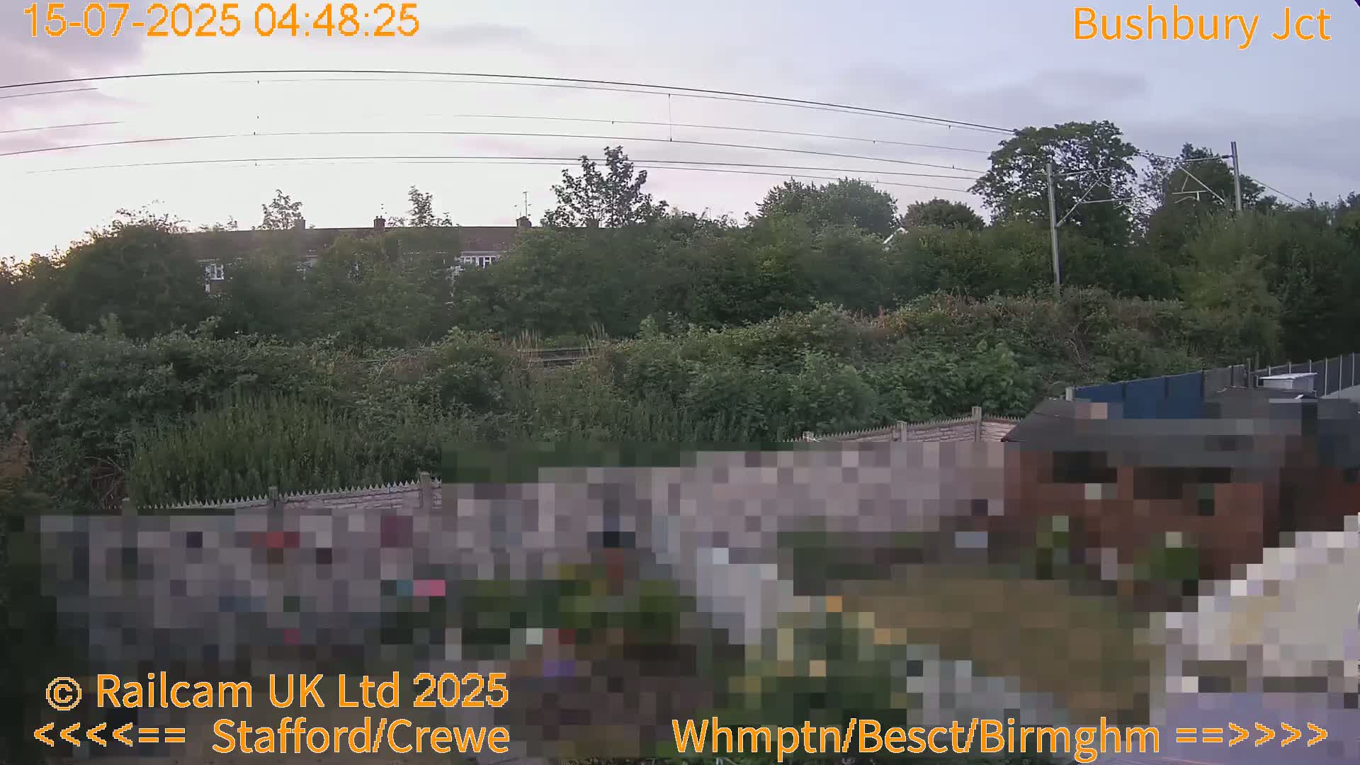 Bushbury Railway Junction Live Cam -  Wolverhampton, West Midlands, England, united Kingdom