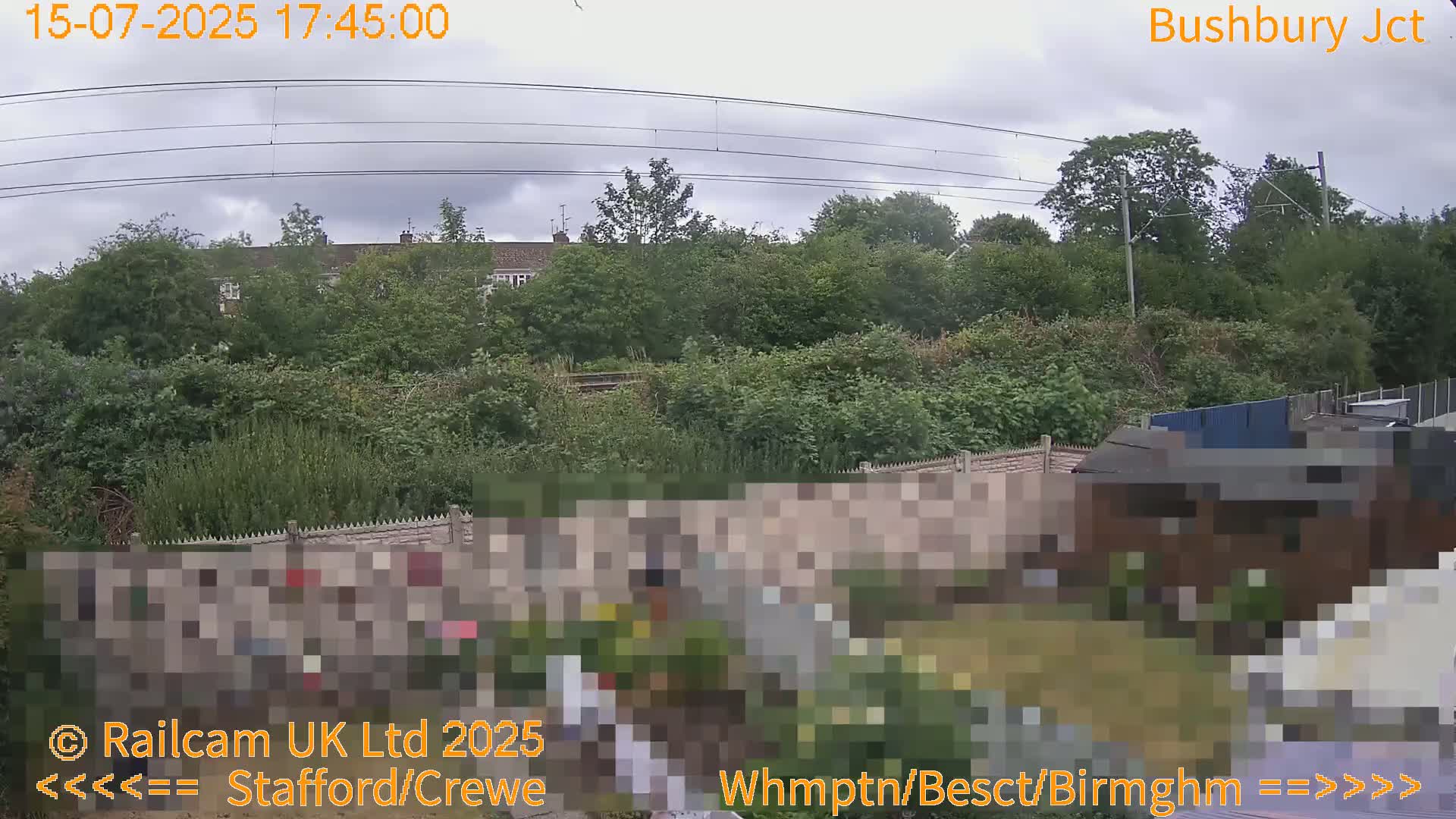 Bushbury Railway Junction Live Cam -  Wolverhampton, West Midlands, England, united Kingdom