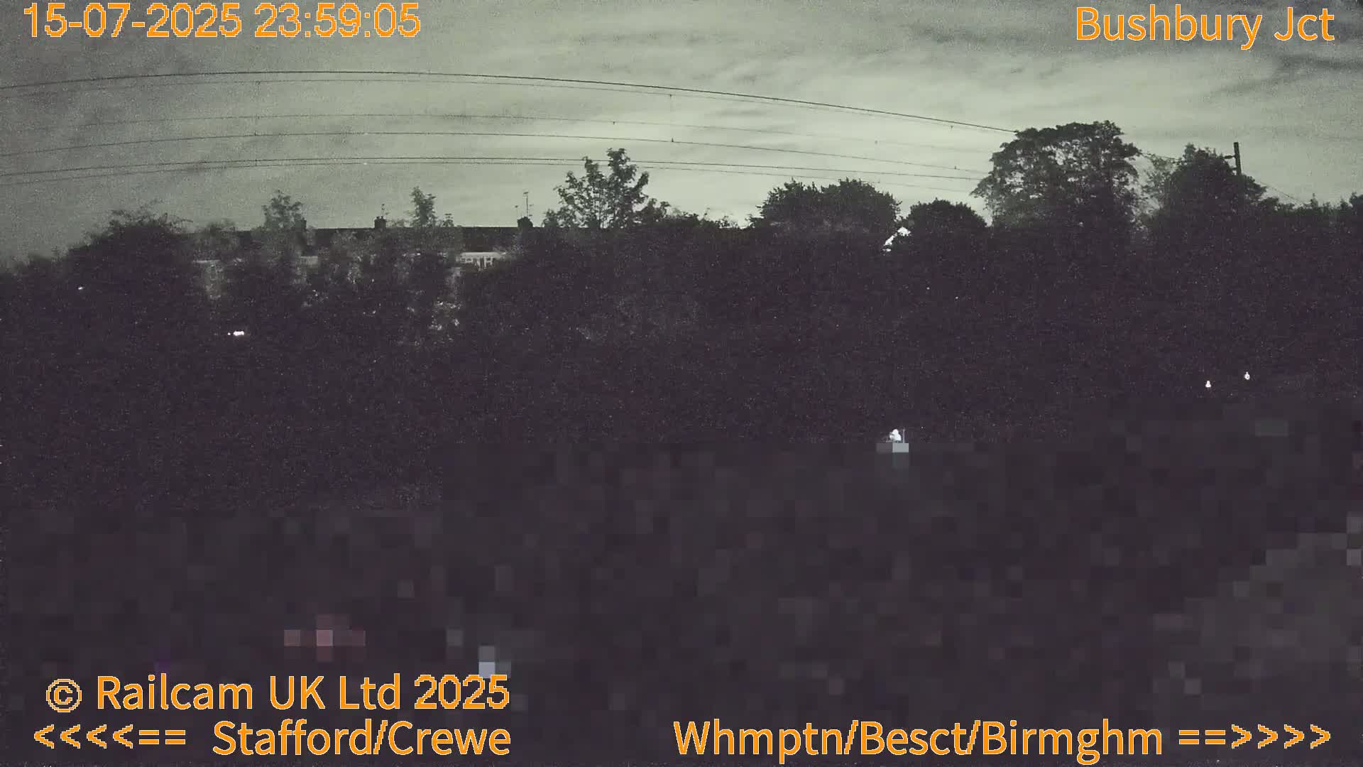 Bushbury Railway Junction Live Cam -  Wolverhampton, West Midlands, England, united Kingdom