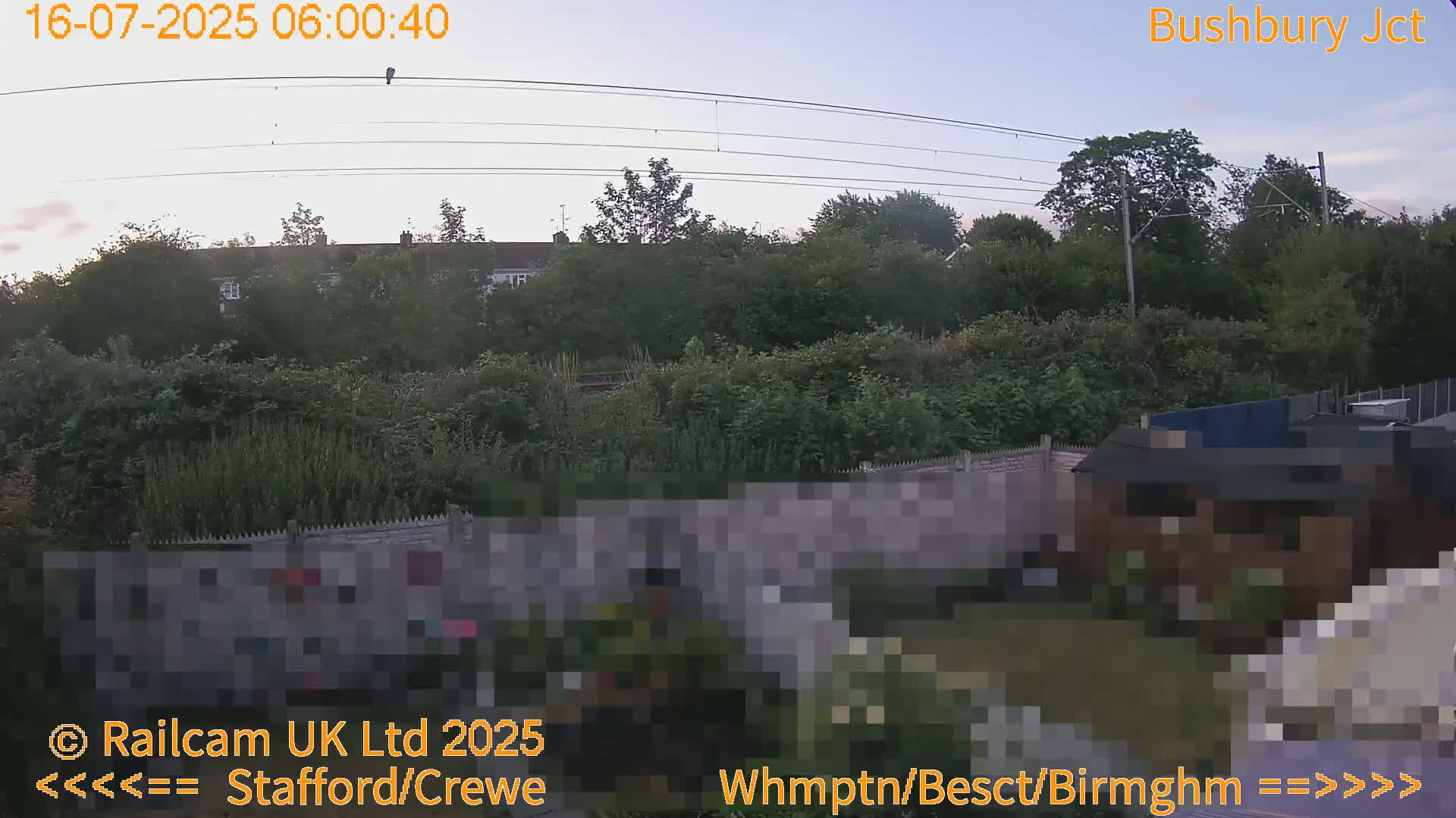 Bushbury Railway Junction Live Cam -  Wolverhampton, West Midlands, England, united Kingdom