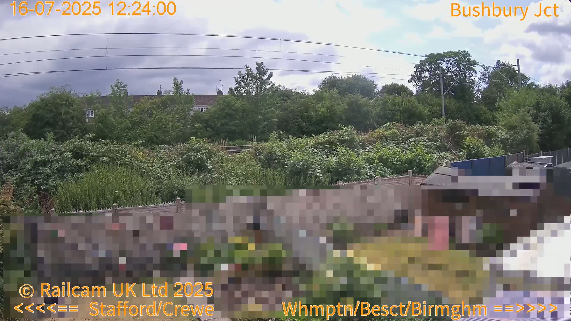 Bushbury Railway Junction Live Cam -  Wolverhampton, West Midlands, England, united Kingdom