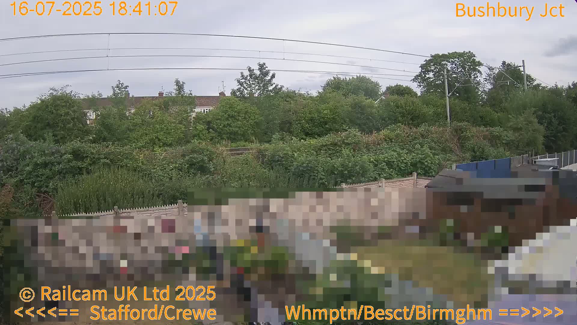 Bushbury Railway Junction Live Cam -  Wolverhampton, West Midlands, England, united Kingdom