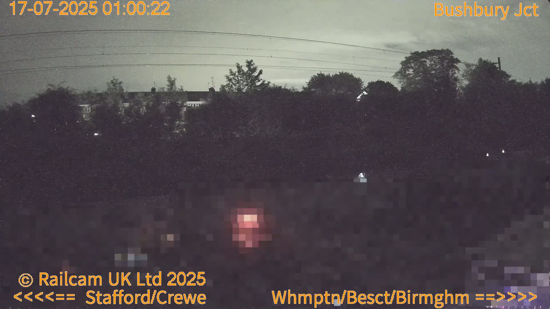 Bushbury Railway Junction Live Cam -  Wolverhampton, West Midlands, England, united Kingdom