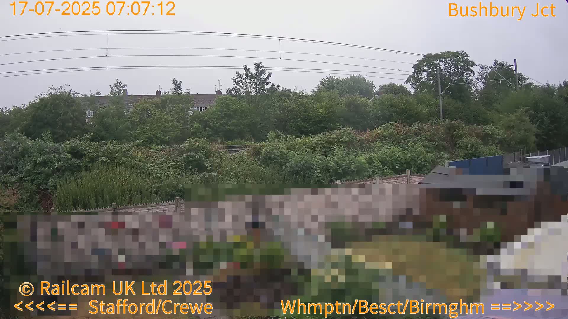 Bushbury Railway Junction Live Cam -  Wolverhampton, West Midlands, England, united Kingdom