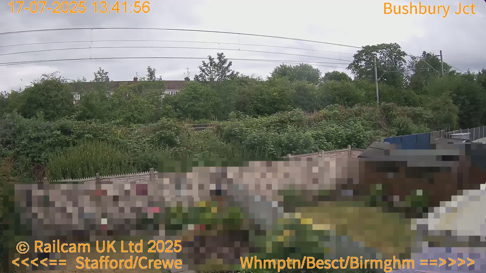 Bushbury Railway Junction Live Cam -  Wolverhampton, West Midlands, England, united Kingdom